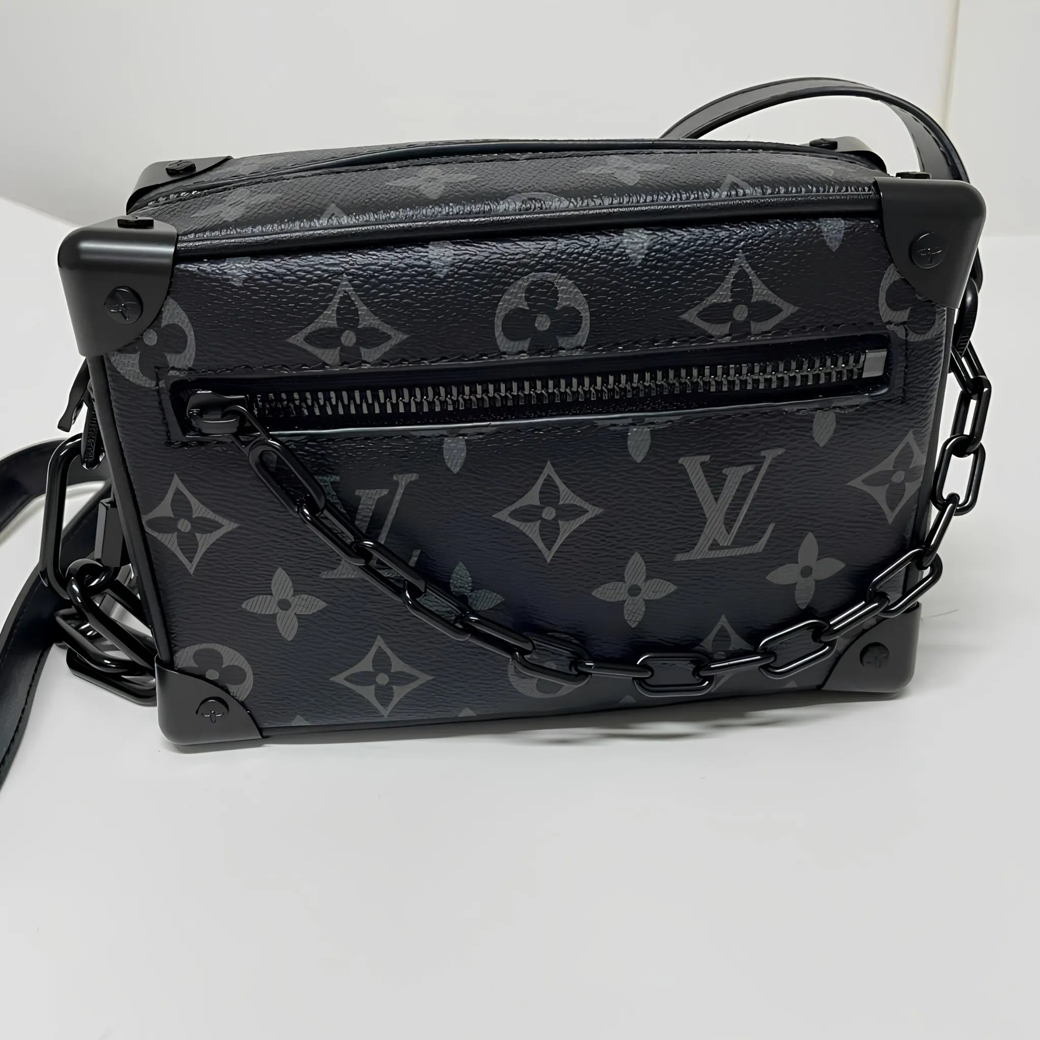 Louis Vuitton Monogram Eclipse Soft Trunk Shoulder Handbag