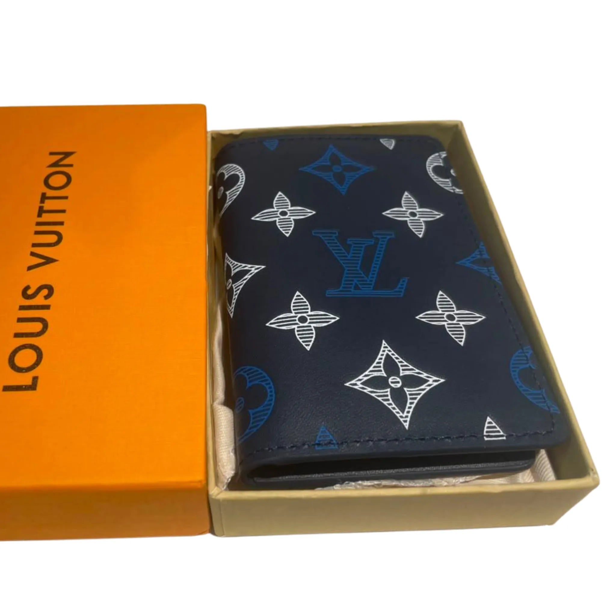 Louis Vuitton Monogram Navy Shadow de Poche Card Holder