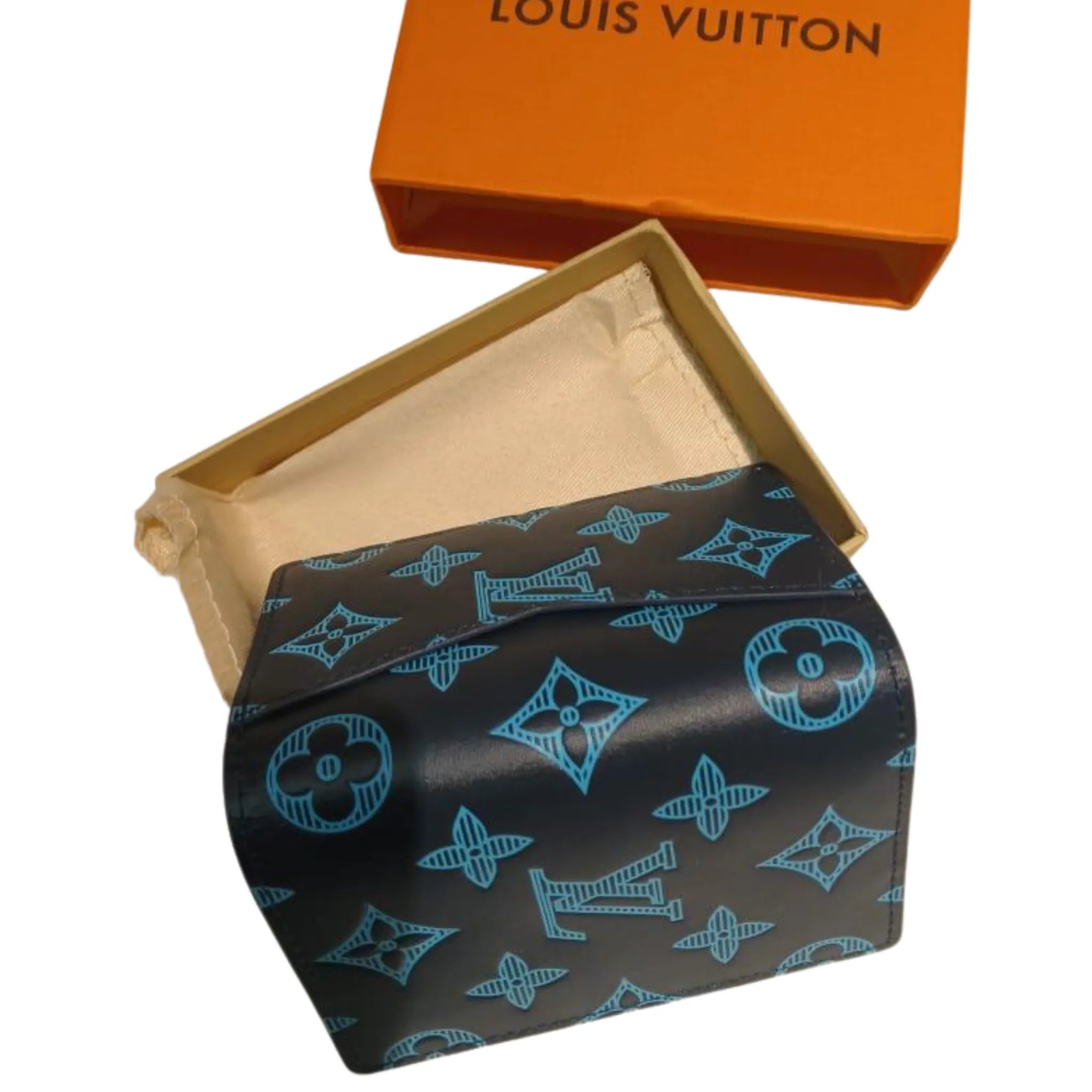 Louis Vuitton M83378 Monogram Navy Shadow de Poche Card Holder