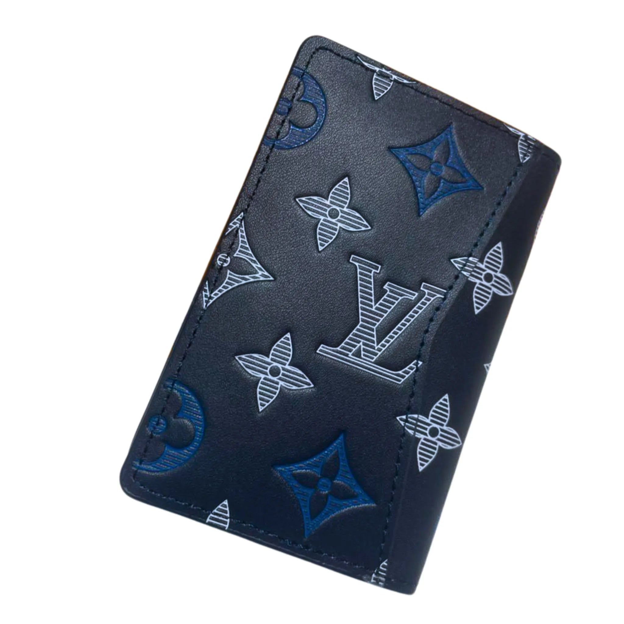 Louis Vuitton Monogram Navy Shadow de Poche Card Holder