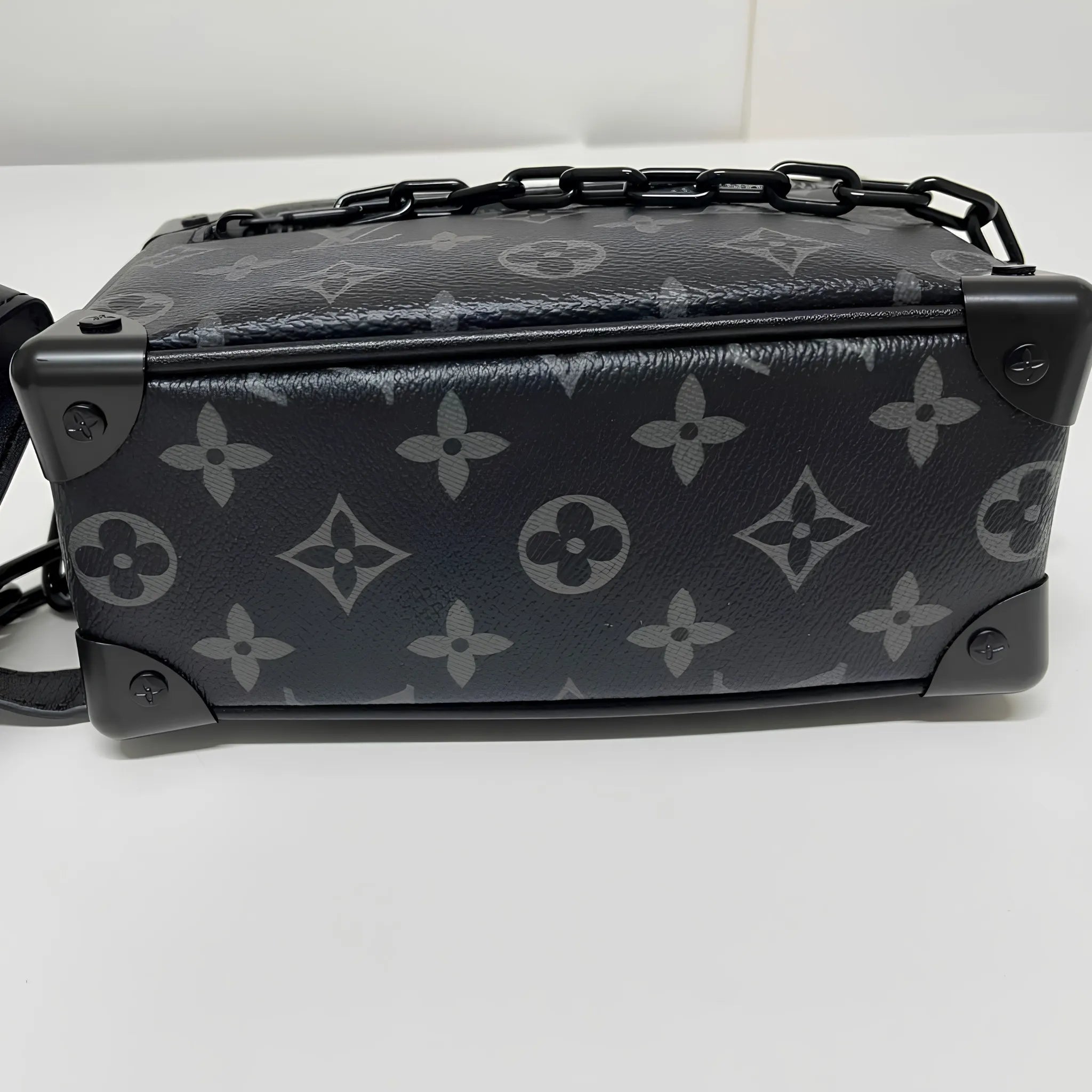Louis Vuitton Monogram Eclipse Soft Trunk Shoulder Handbag