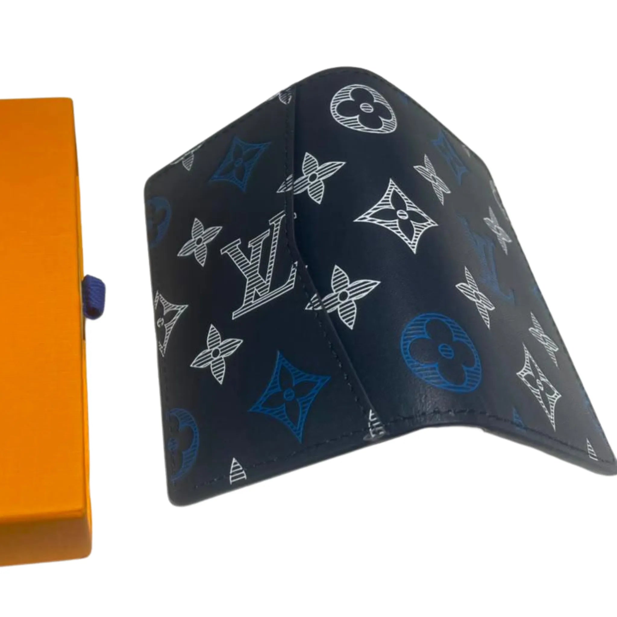 Louis Vuitton Monogram Navy Shadow de Poche Card Holder