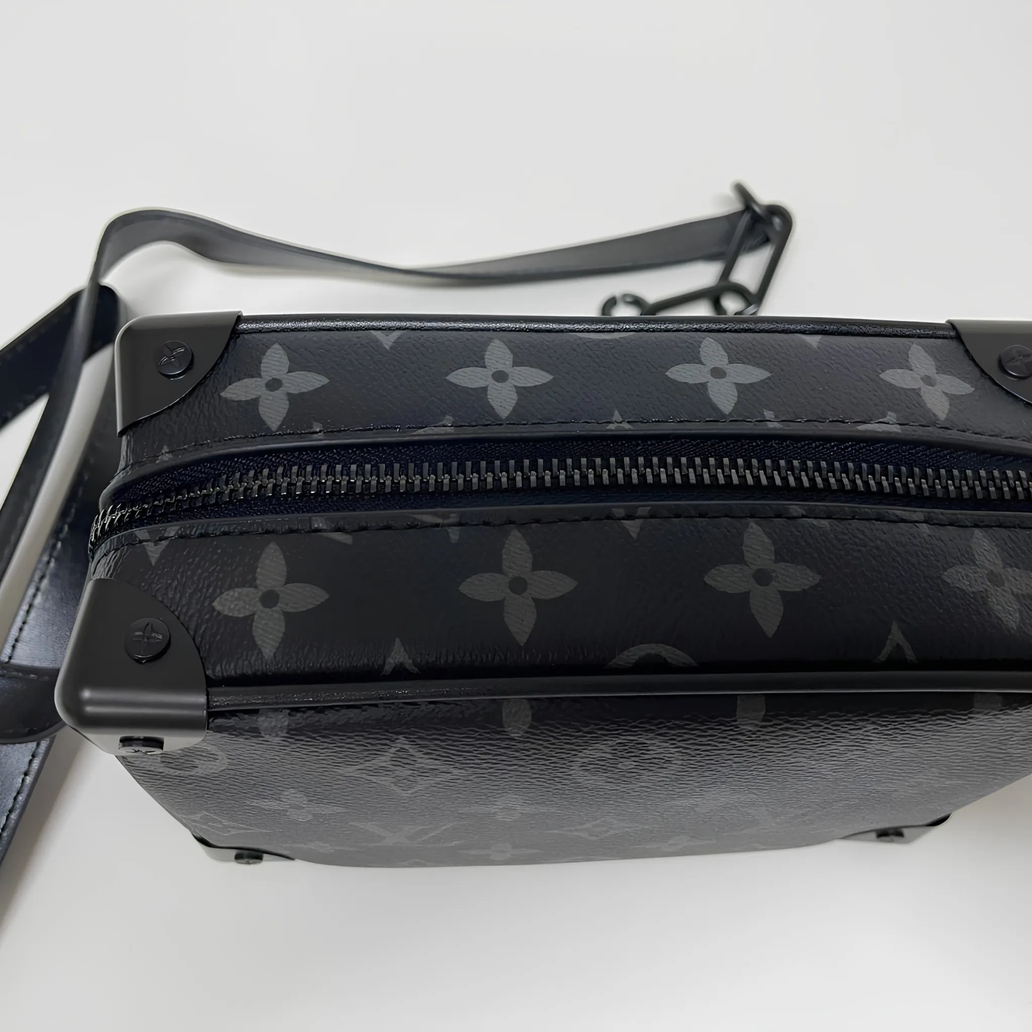 Louis Vuitton Monogram Eclipse Soft Trunk Shoulder Handbag