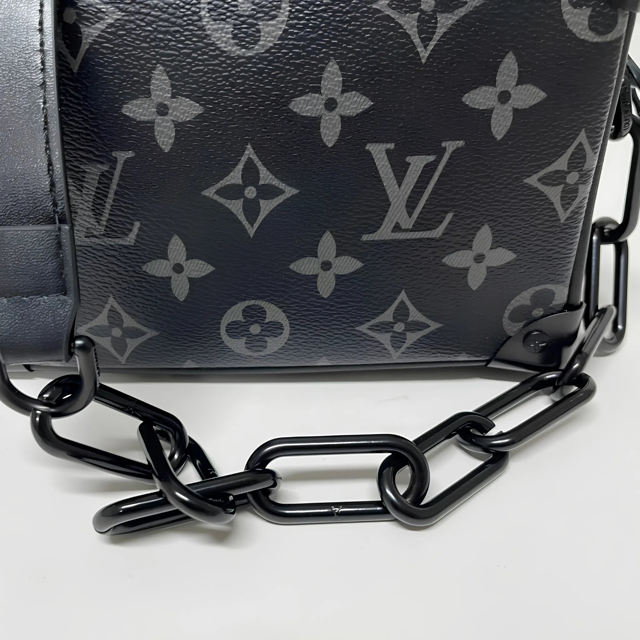 Louis Vuitton Monogram Eclipse Soft Trunk Shoulder Handbag