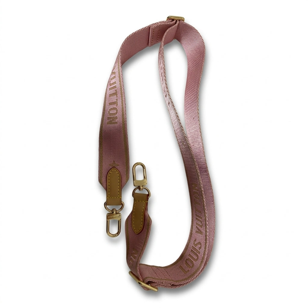 Louis Vuitton Shoulder Strap Adjustable Crossbody Shoulder Replacement Pink