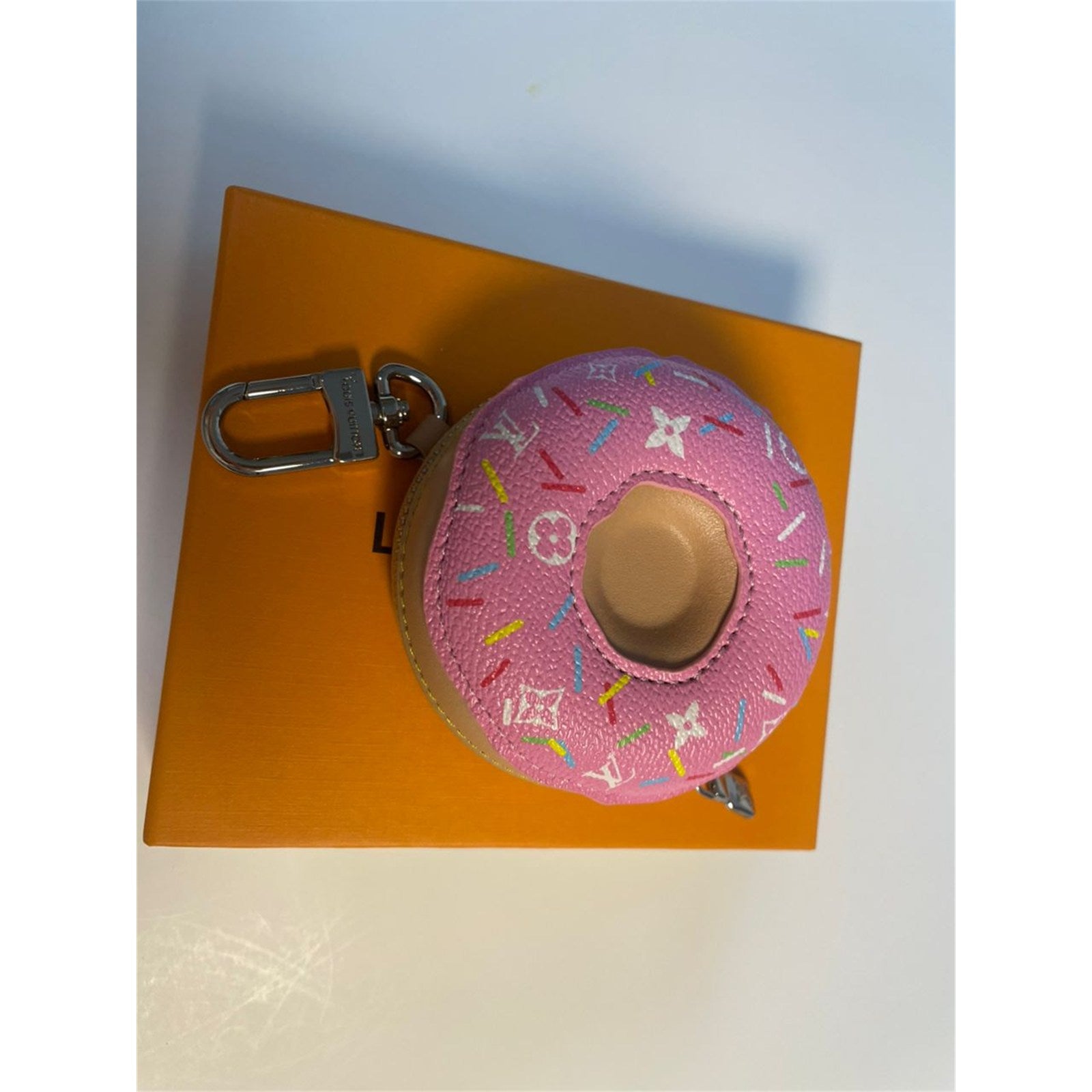 Louis Vuitton LV Monogram Donut Mini Pouch Keychain Charm Bag - photo 3