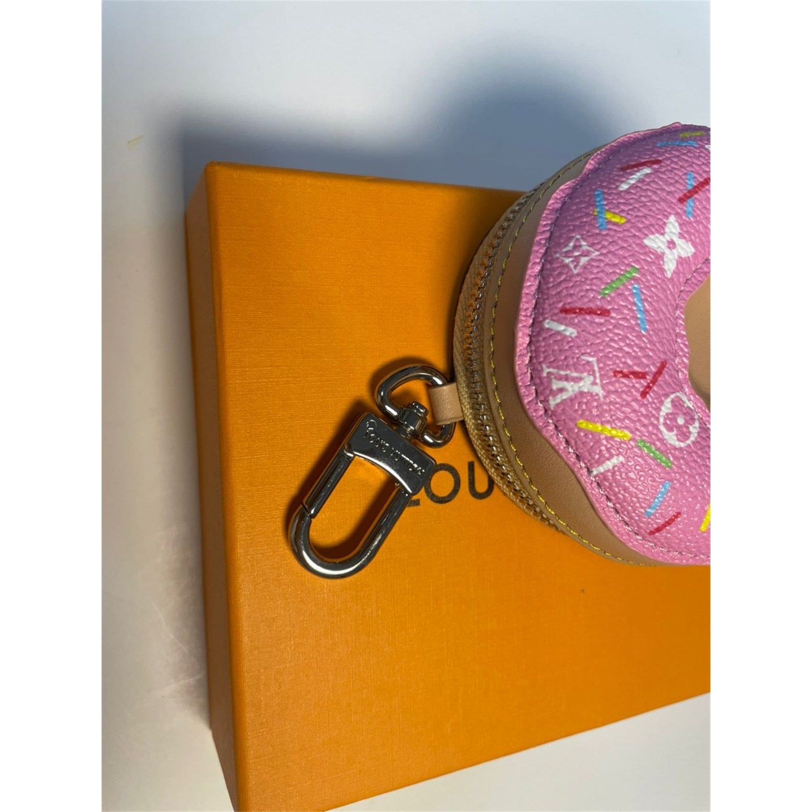 Louis Vuitton LV Monogram Donut Mini Pouch Keychain Charm Bag - photo 7