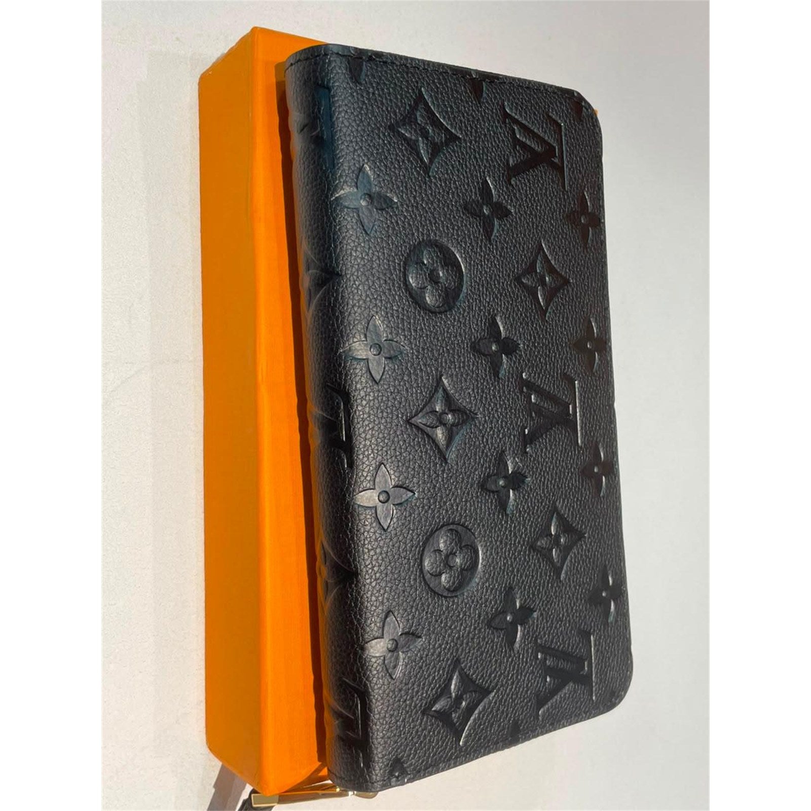 Louis Vuitton Black Monogram Logo Zipper Around Long Wallet New with Box - photo 5
