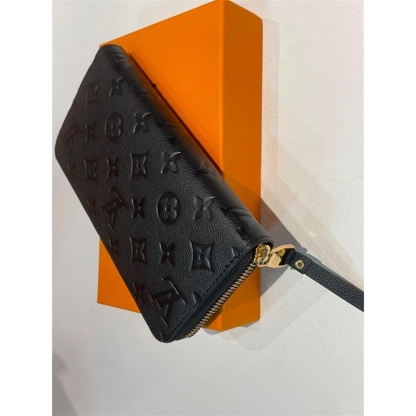 Louis Vuitton Black Monogram Logo Zipper Around Long Wallet New with Box - photo 6