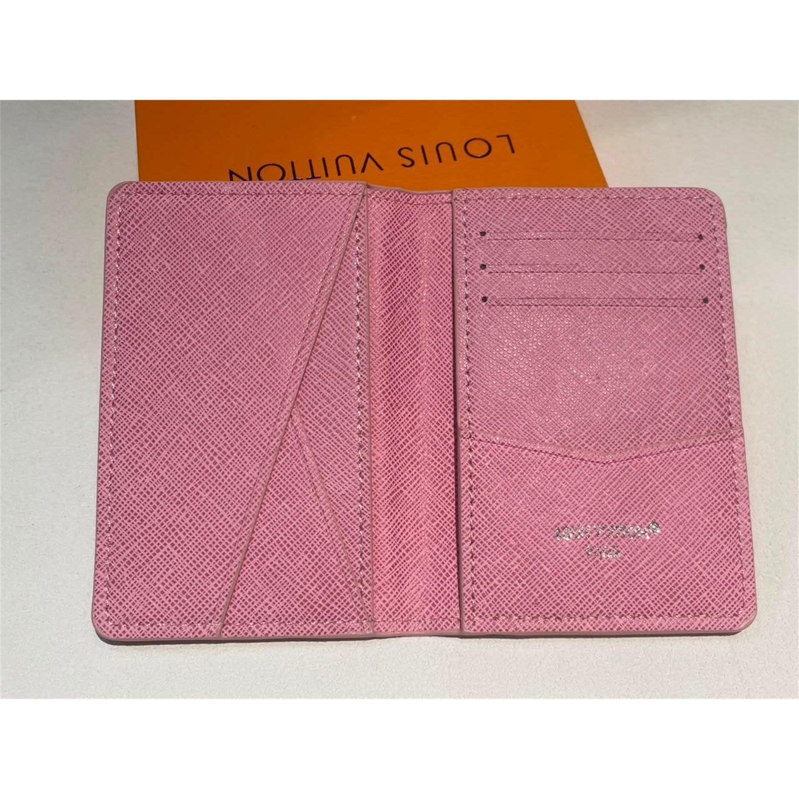 Louis Vuitton Pink Leather Monogram Sunset Pocket Organizer - photo 4