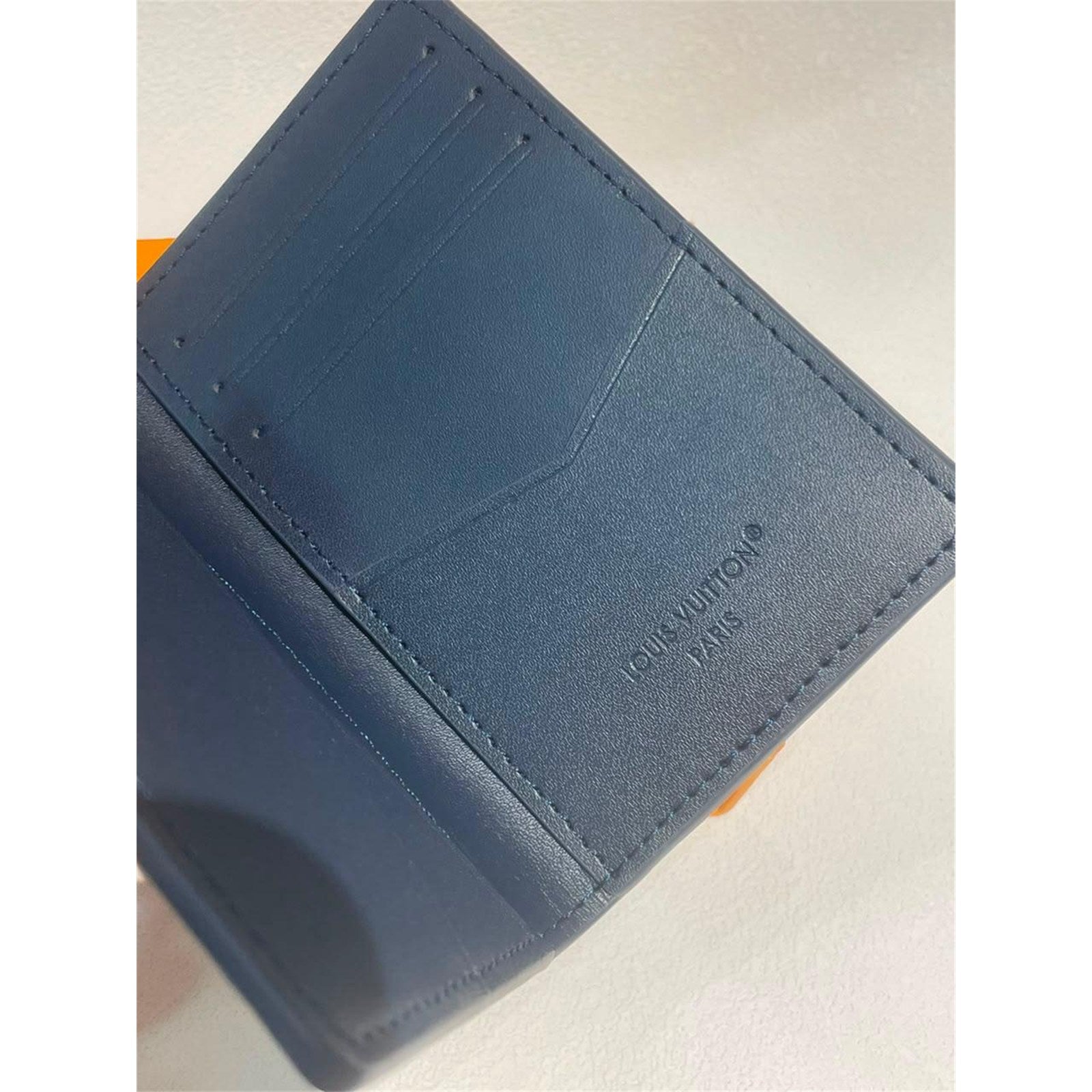 Louis Vuitton Basketball Monogram Pocket Organizer Wallet Blue - photo 2