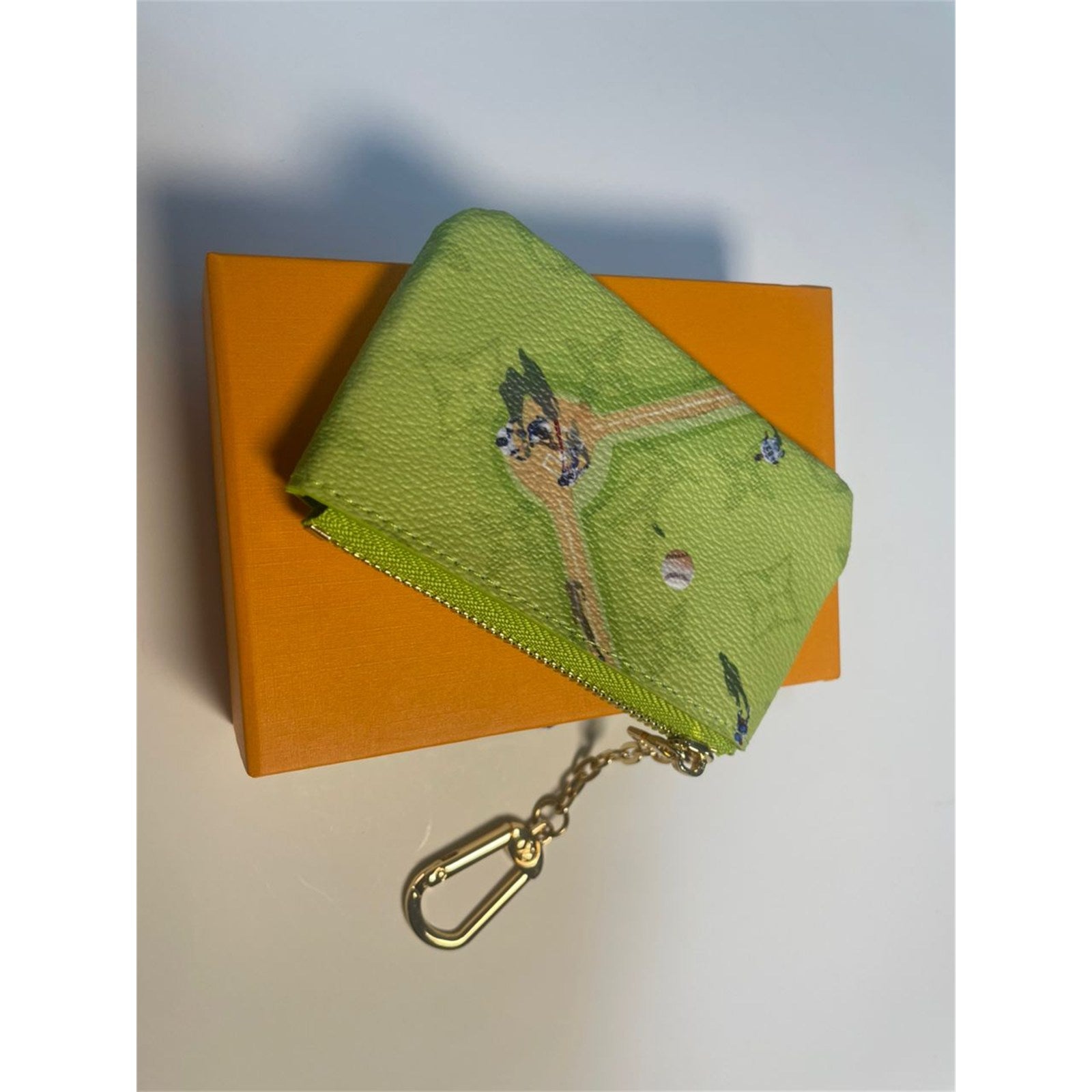 Louis Vuitton Coin Purse Baseball Green Pouch - photo 7