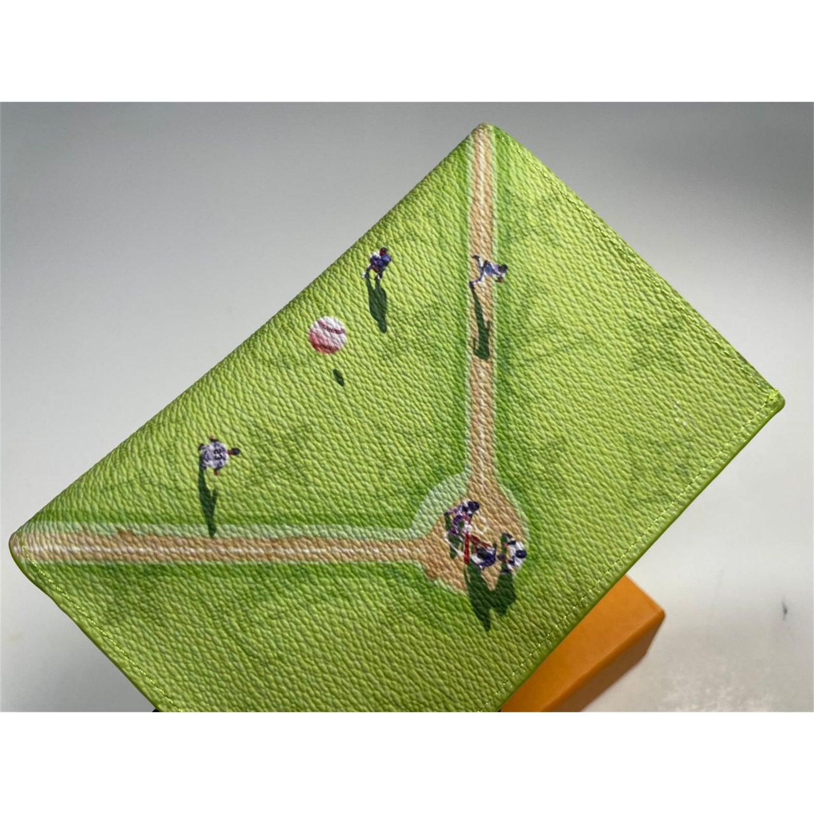 Louis Vuitton Monogram Passport Cover Holder Baseball Green - photo 3