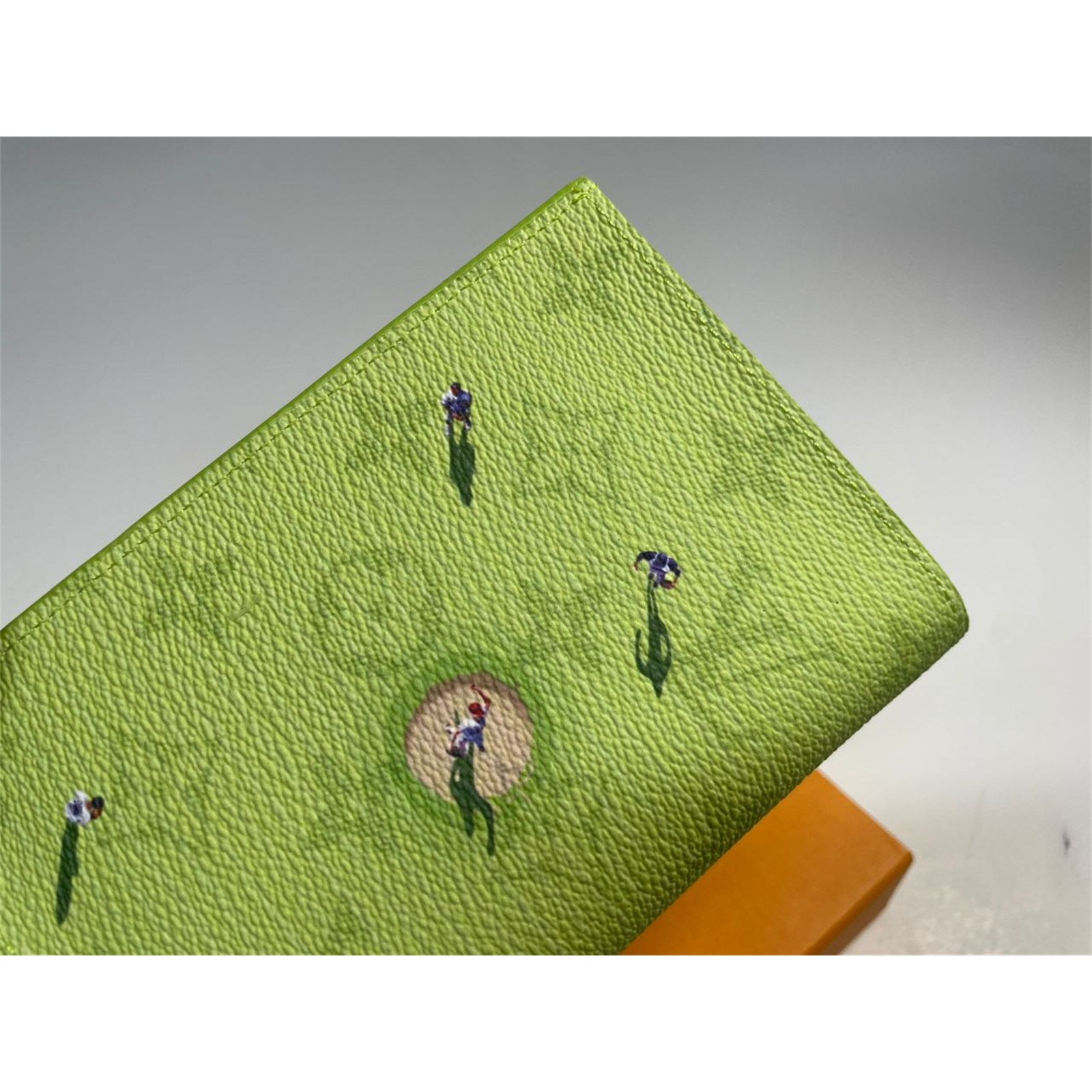 Louis Vuitton Monogram Passport Cover Holder Baseball Green - photo 4