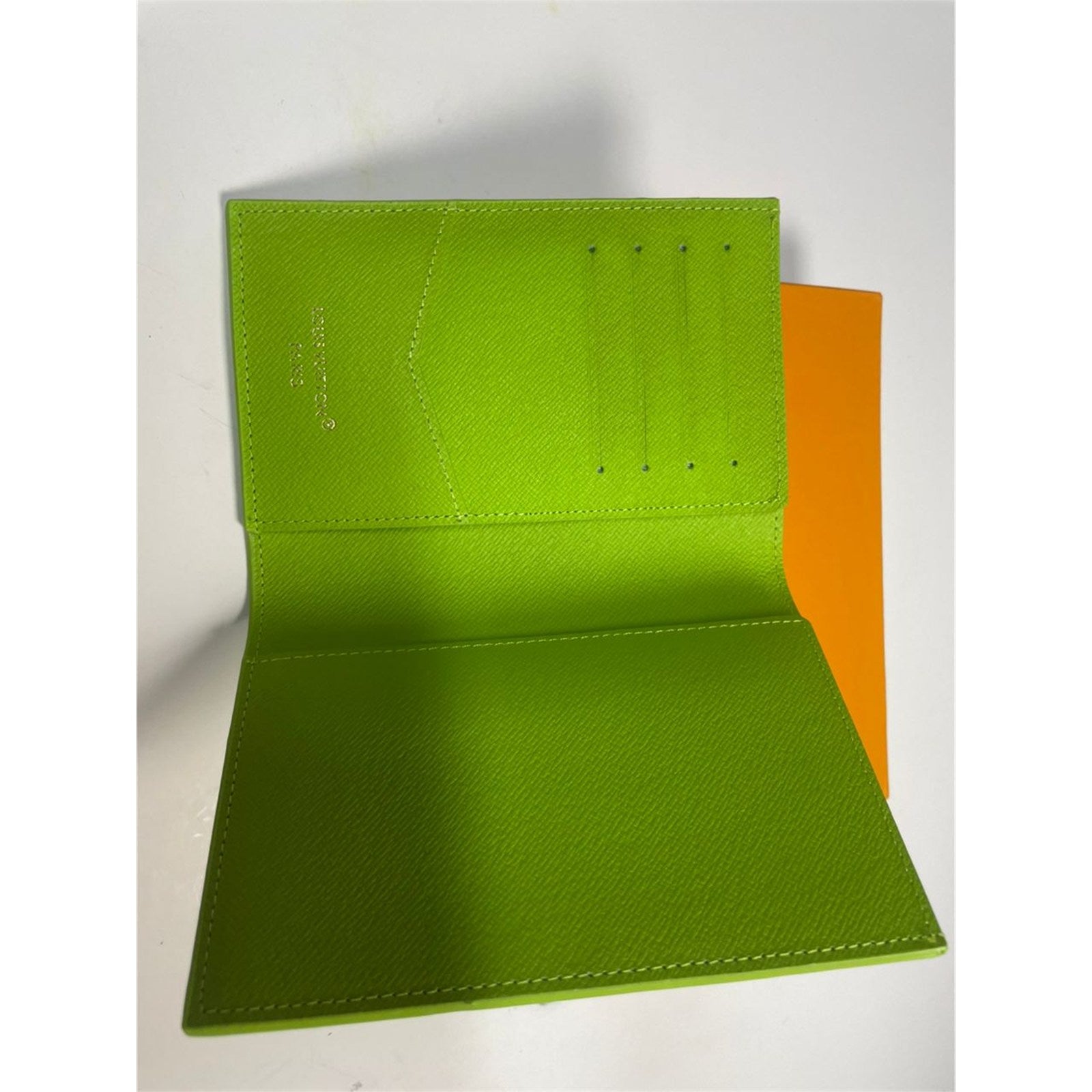Louis Vuitton Monogram Passport Cover Holder Baseball Green - photo 8