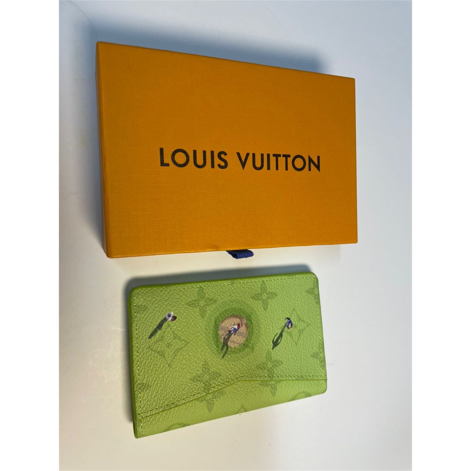 Louis Vuitton Monogram Pocket Organizer Baseball Green with Box - photo 1