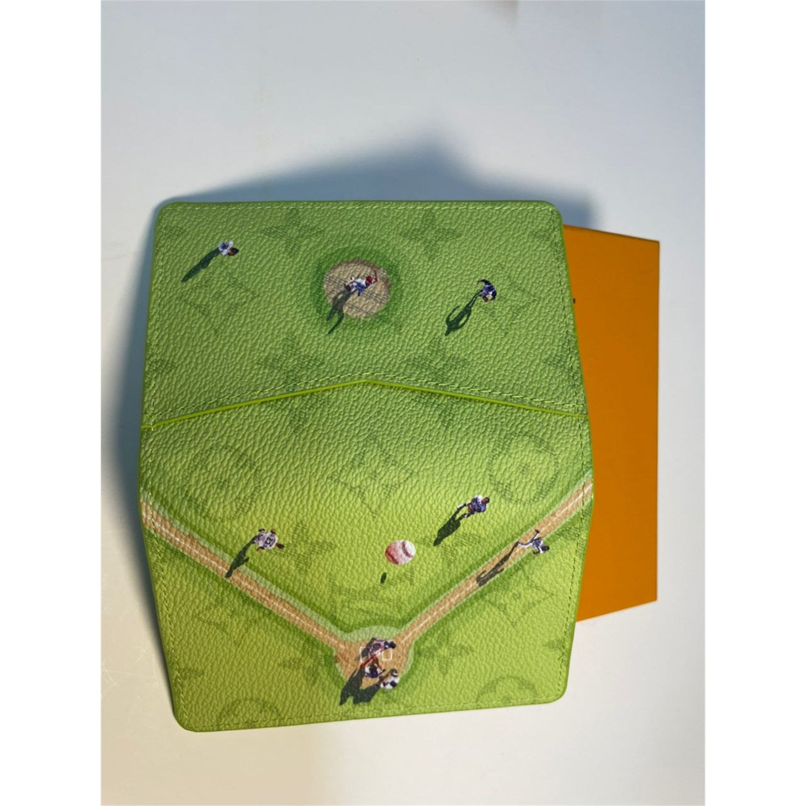 Louis Vuitton Monogram Pocket Organizer Baseball Green with Box - photo 4