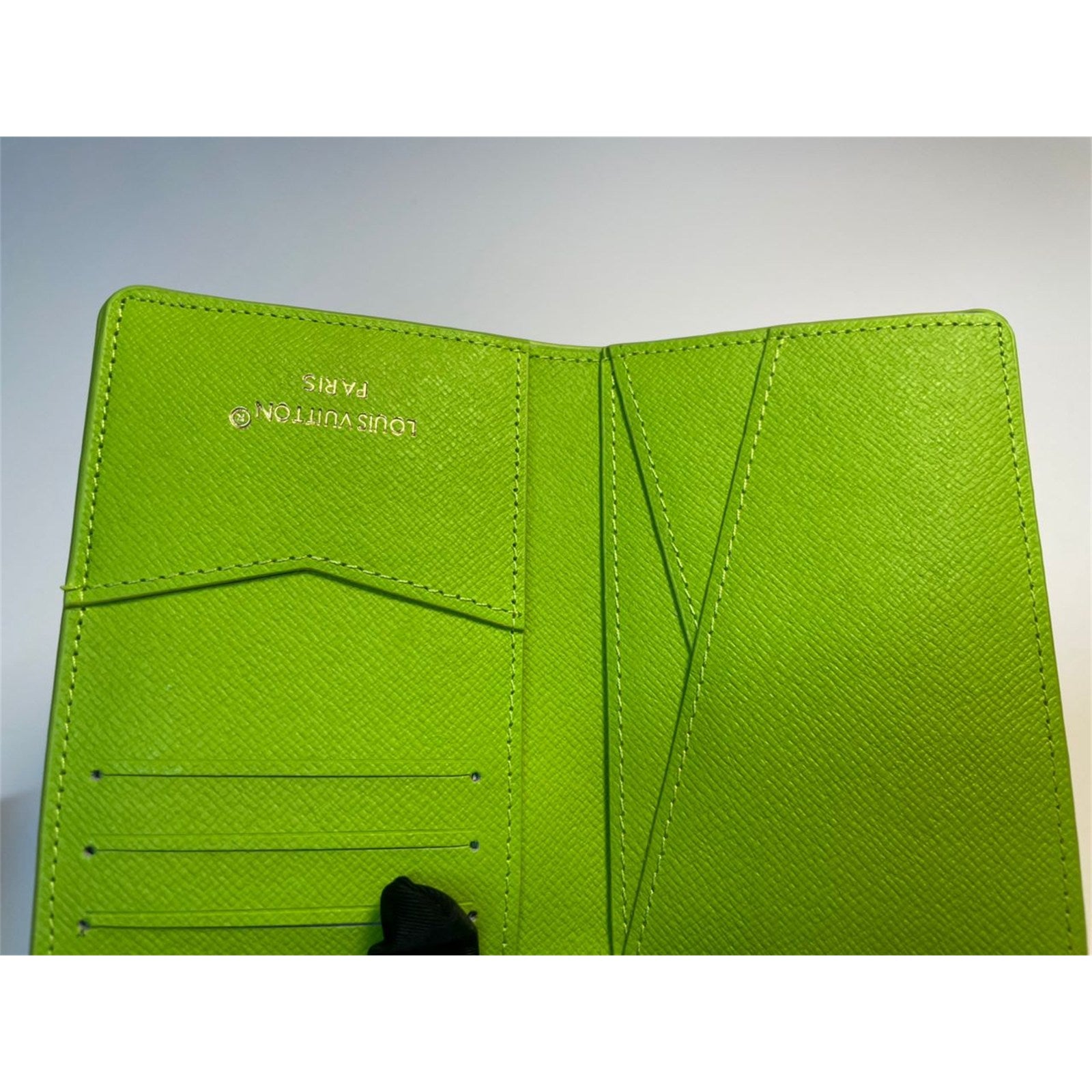 Louis Vuitton Monogram Pocket Organizer Baseball Green with Box - photo 6