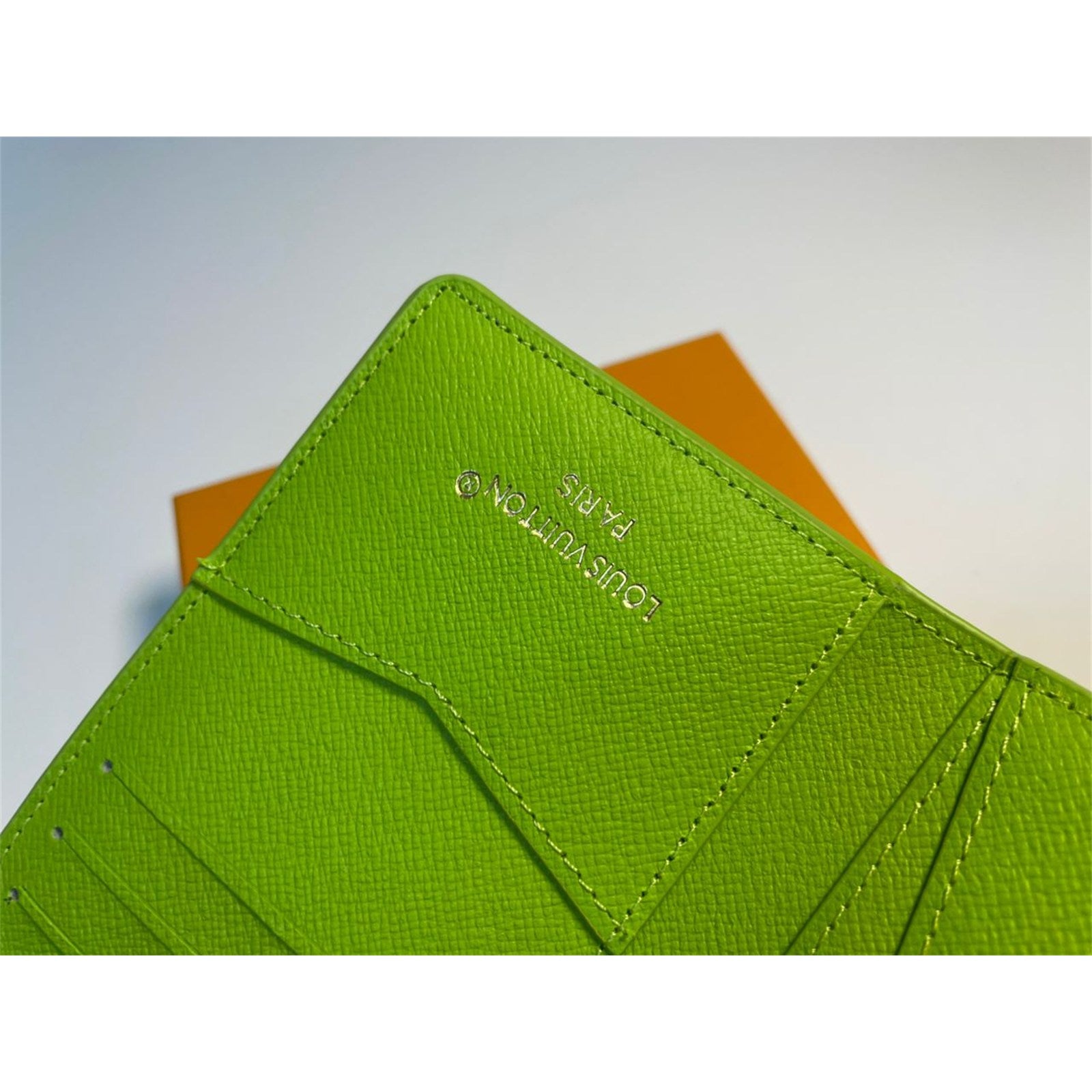Louis Vuitton Monogram Pocket Organizer Baseball Green with Box - photo 7