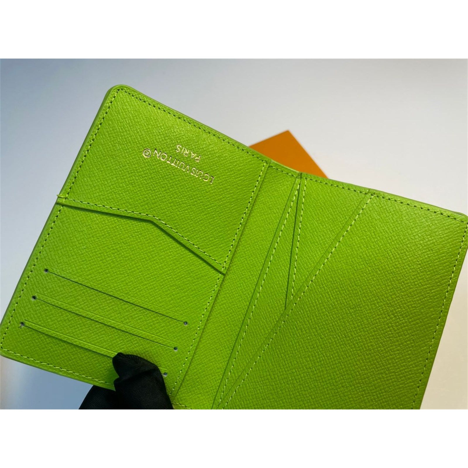 Louis Vuitton Monogram Pocket Organizer Baseball Green with Box - photo 8