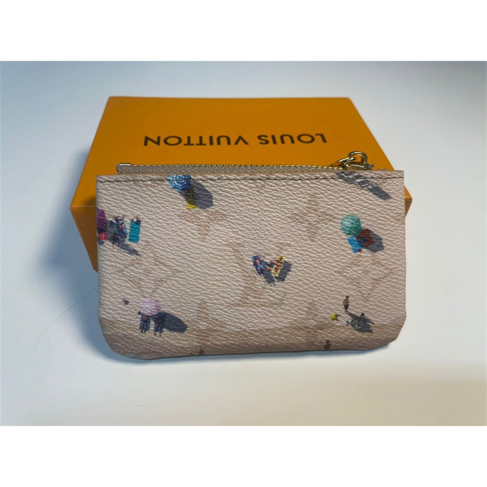 Louis Vuitton Monogram Coin Purse Pouch Beach Beige - photo 1