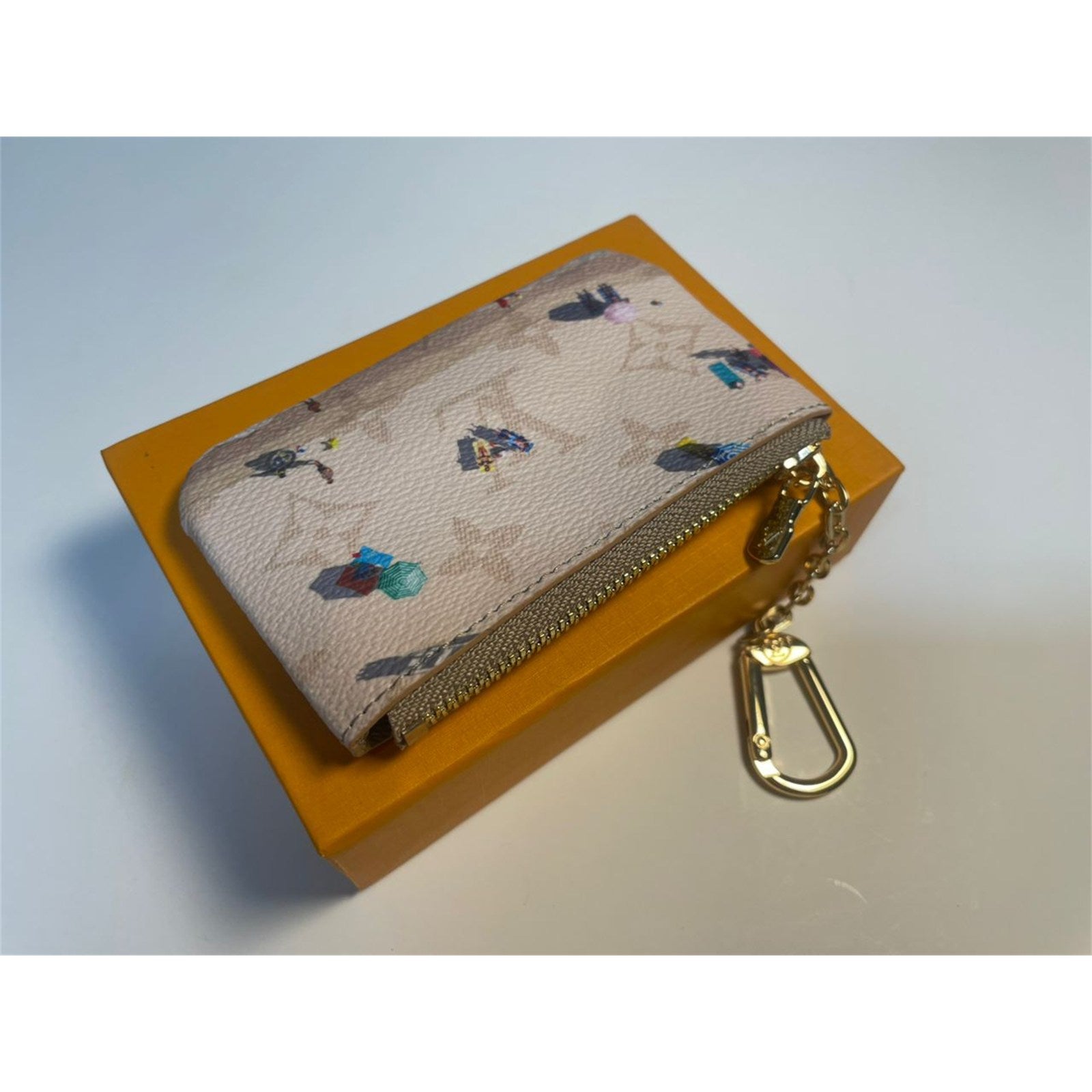 Louis Vuitton Monogram Coin Purse Pouch Beach Beige - photo 3