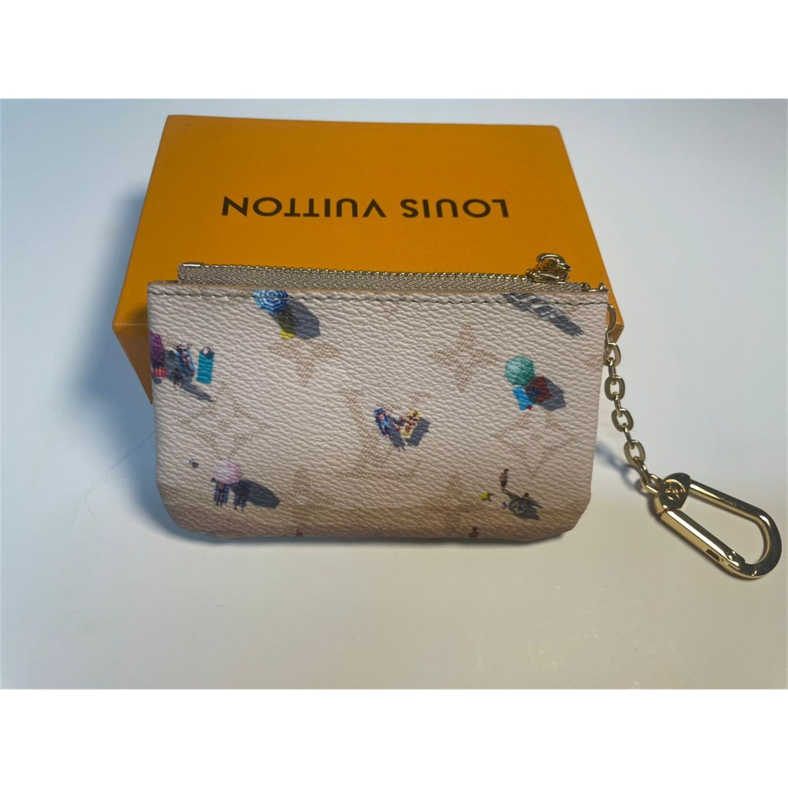 Louis Vuitton Monogram Coin Purse Pouch Beach Beige - photo 6