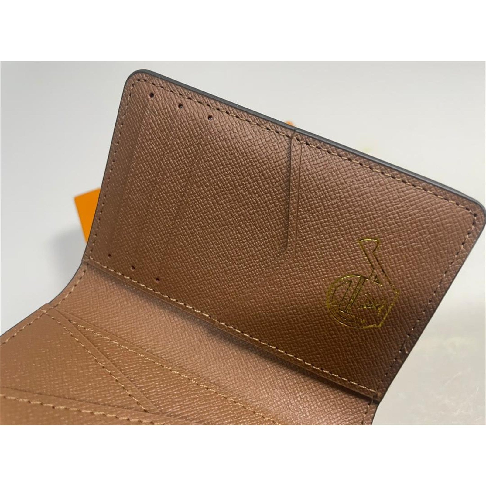 Louis Vuitton Men's Brown Monogram Floral Leather Pocket Organizer - photo 6