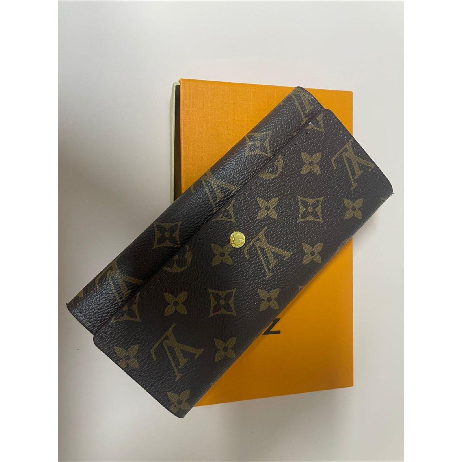 Louis Vuitton Portefeuille Sarah Monogram Long Wallet Brown - photo 1