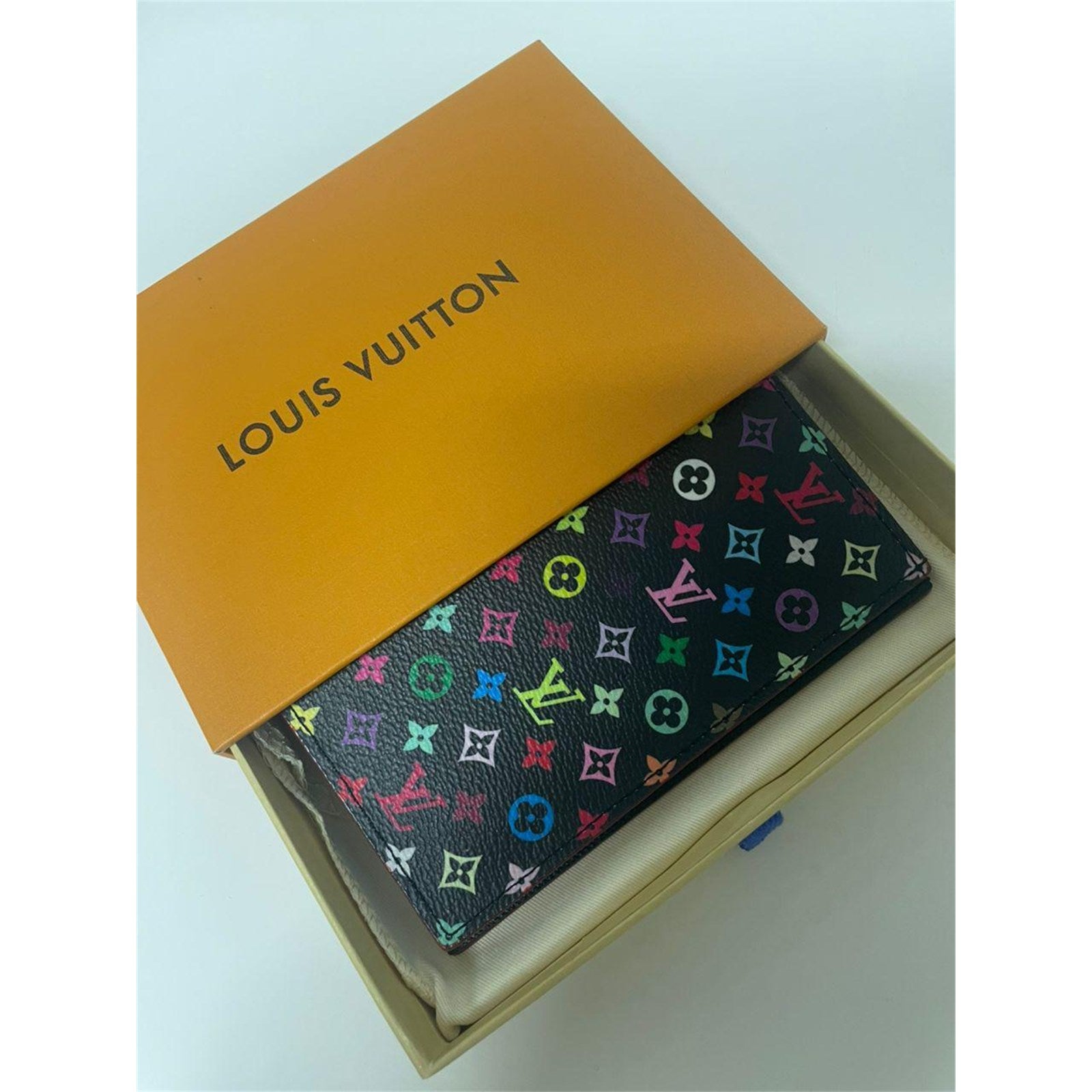 Louis Vuitton x Takashi Murakami Multicolor Passport Cover with Box - photo 7