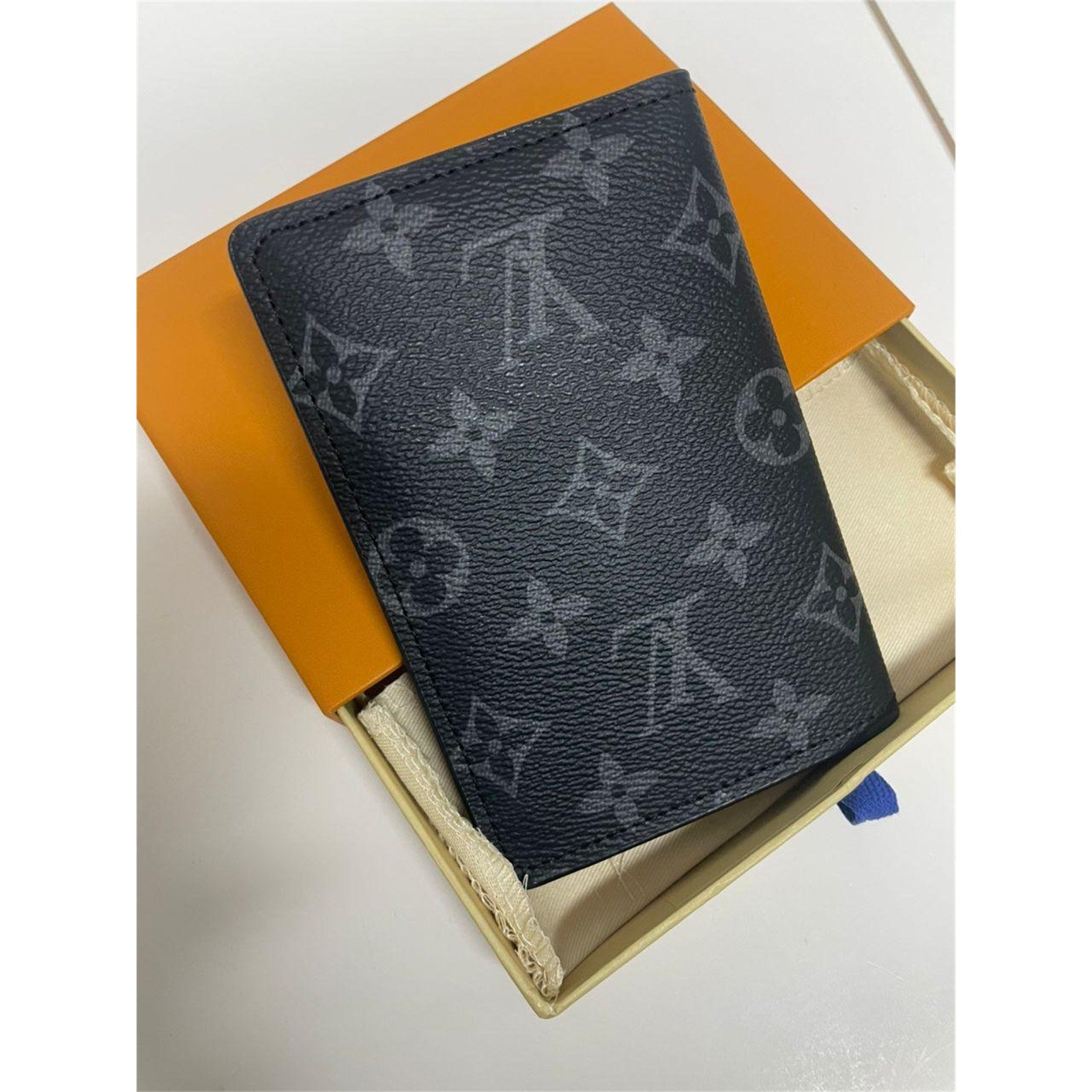 Louis Vuitton Monogram Eclipse Passport Cover - photo 3