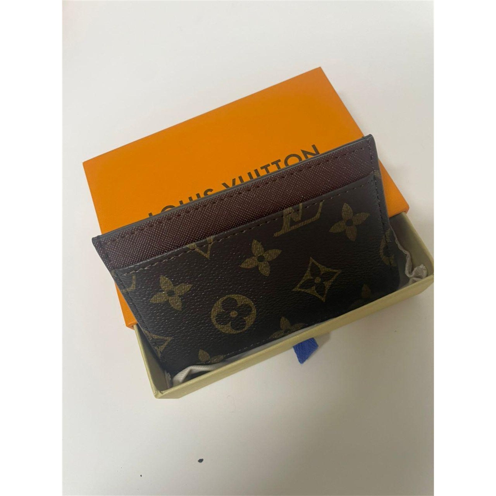 Louis Vuitton Monogram Porte Carte Sample Card Case Holder Brown - photo 1