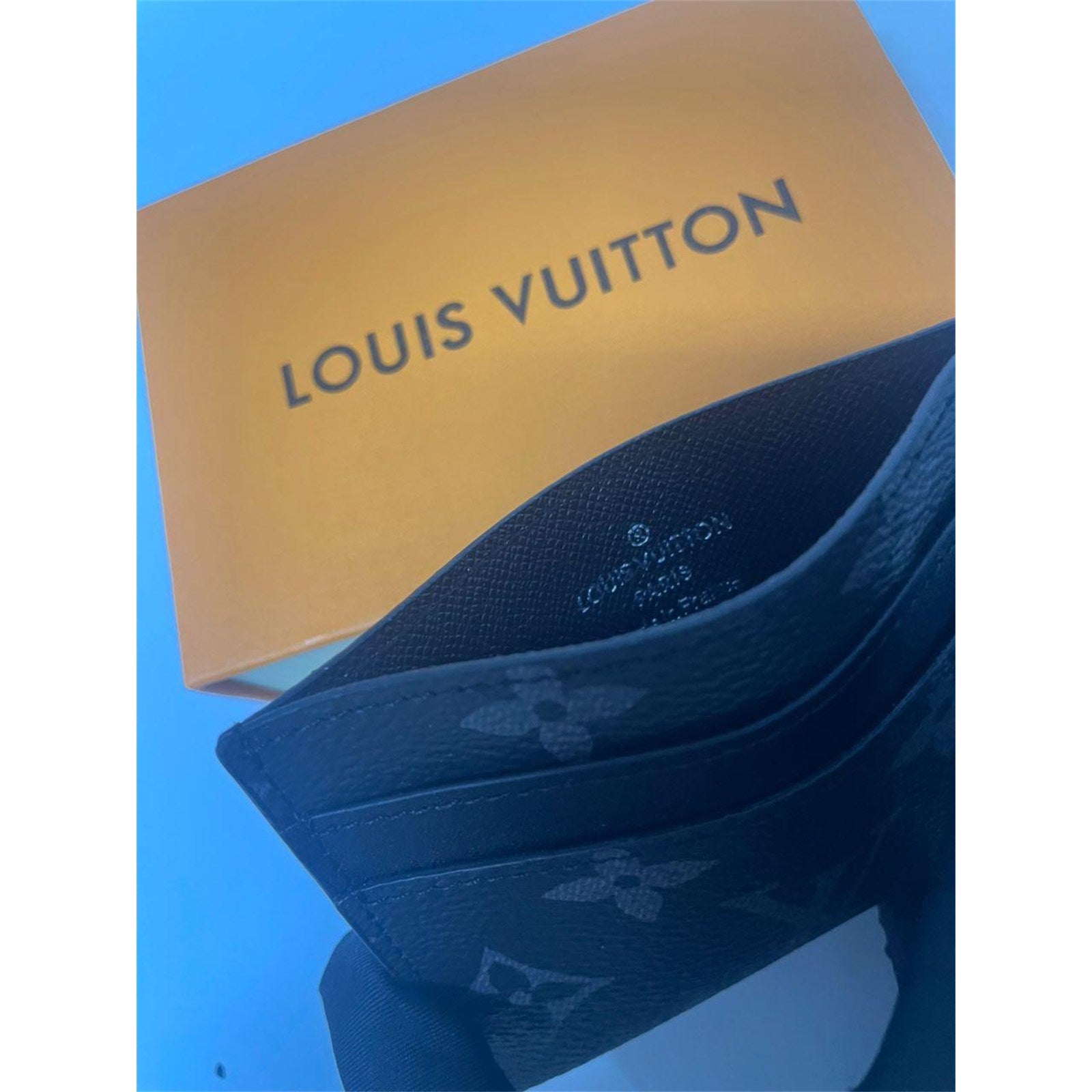 Louis Vuitton Double Black Monogram Canvas Card Holder - photo 3