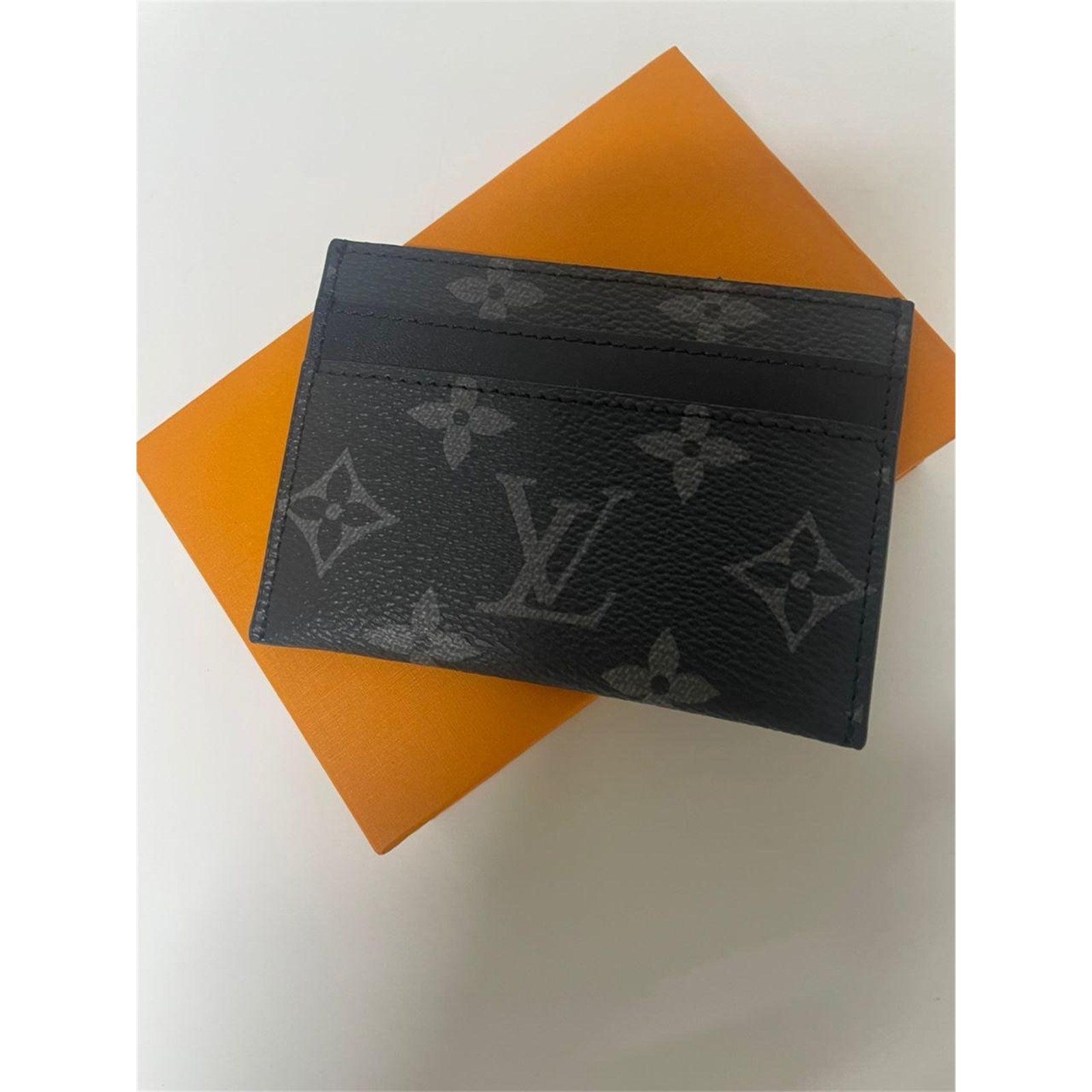 Louis Vuitton Double Black Monogram Canvas Card Holder - photo 5