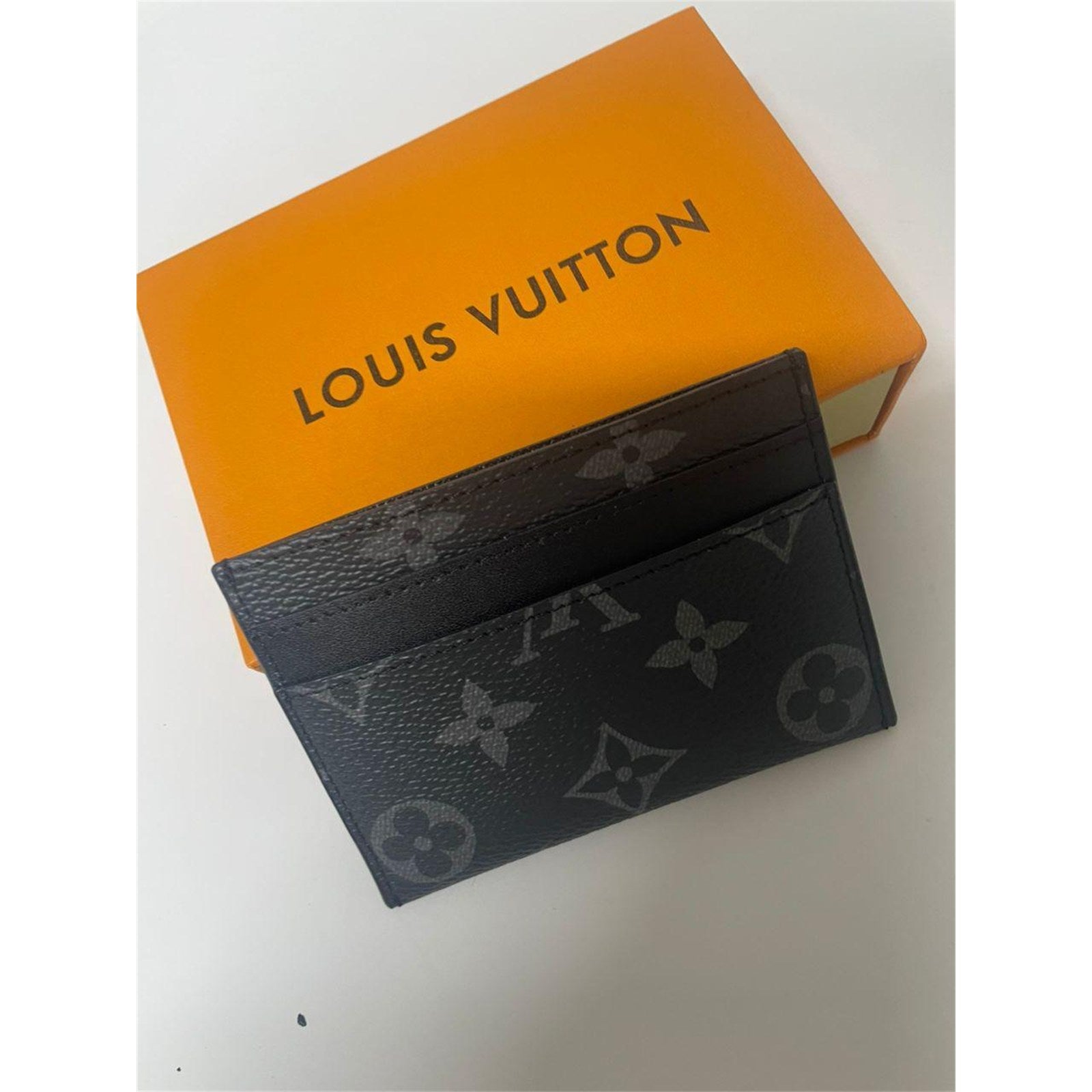 Louis Vuitton Double Black Monogram Canvas Card Holder - photo 6