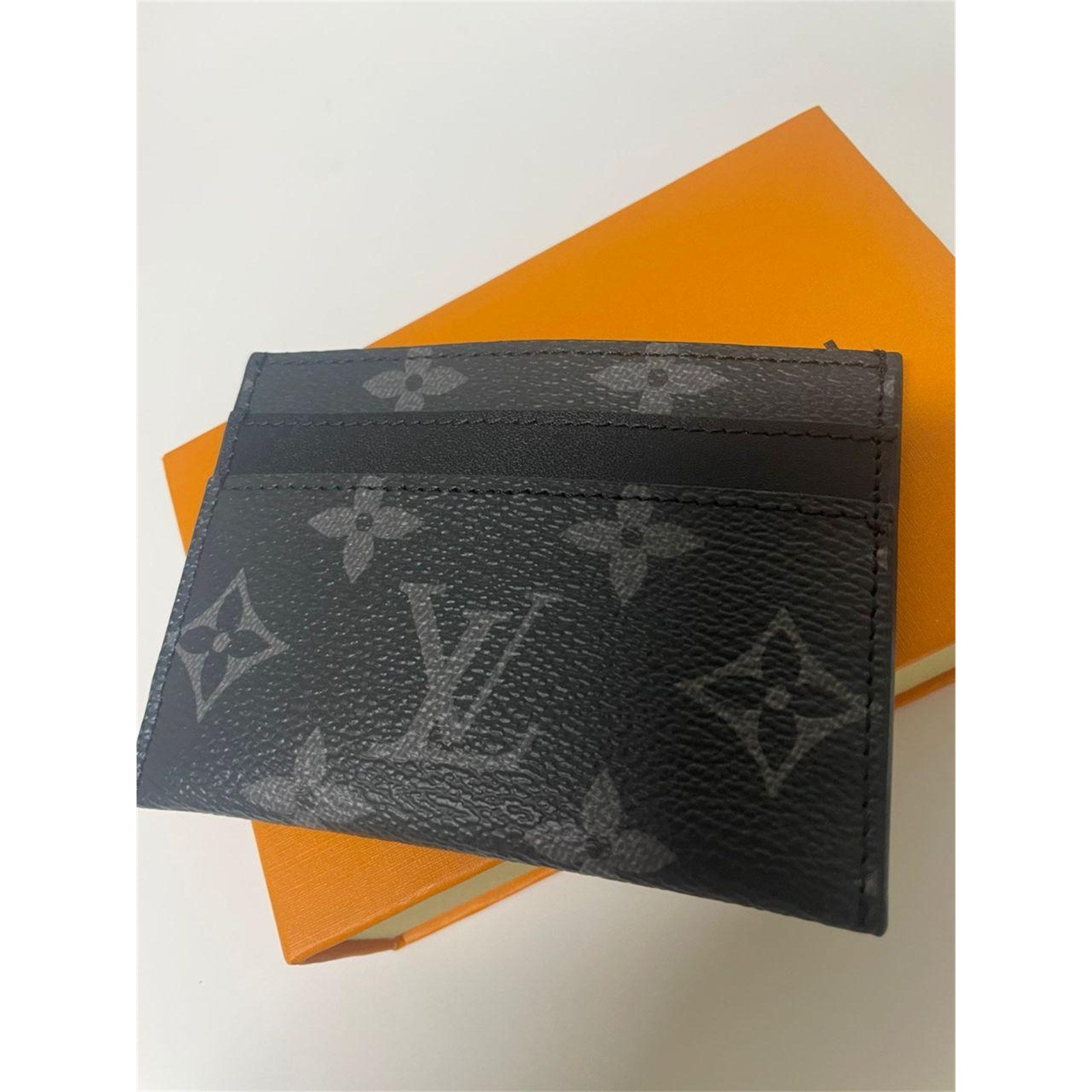 Louis Vuitton Double Black Monogram Canvas Card Holder - photo 7