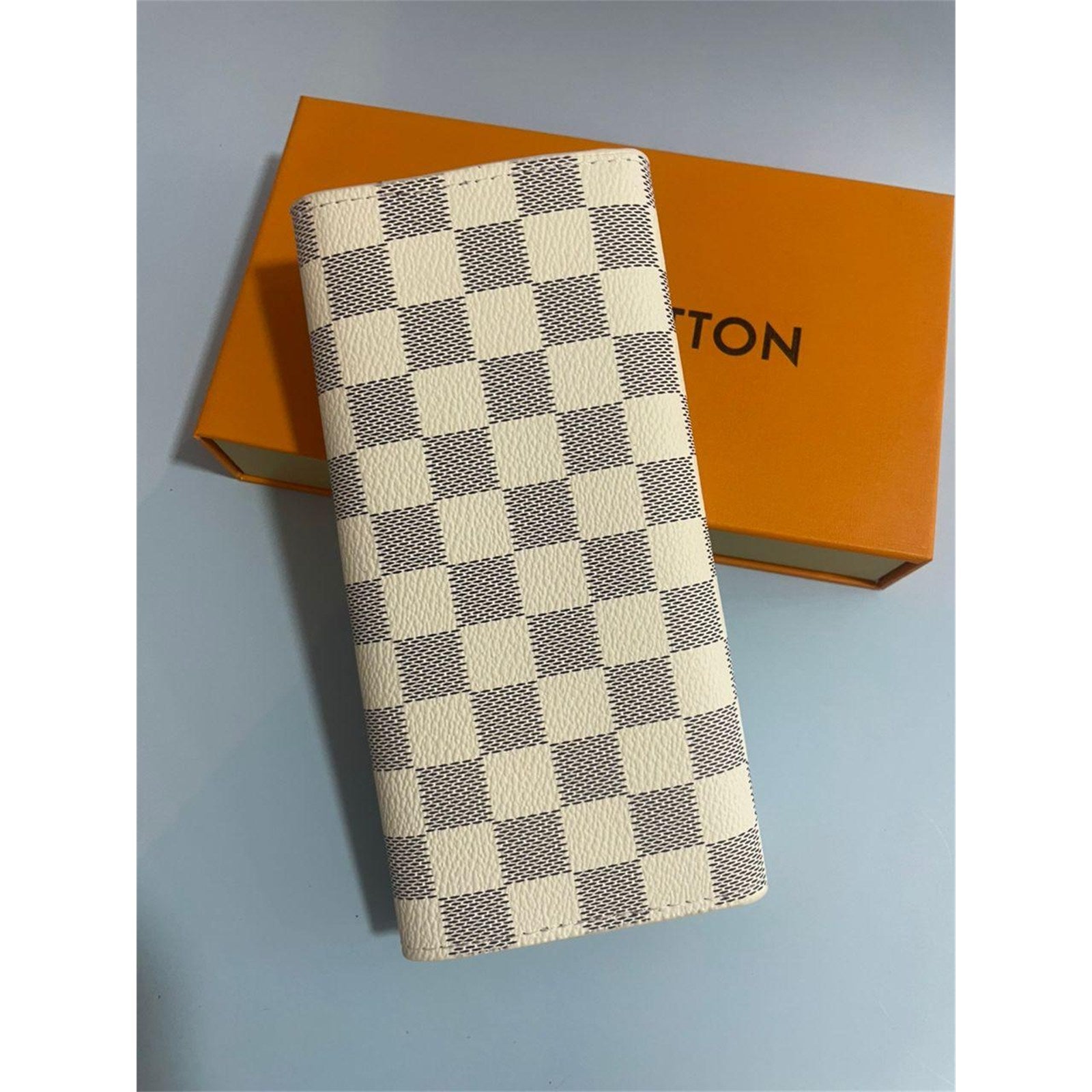 Louis Vuitton LV Long Wallet Portefeuille Sarah White Damier Azur - photo 3