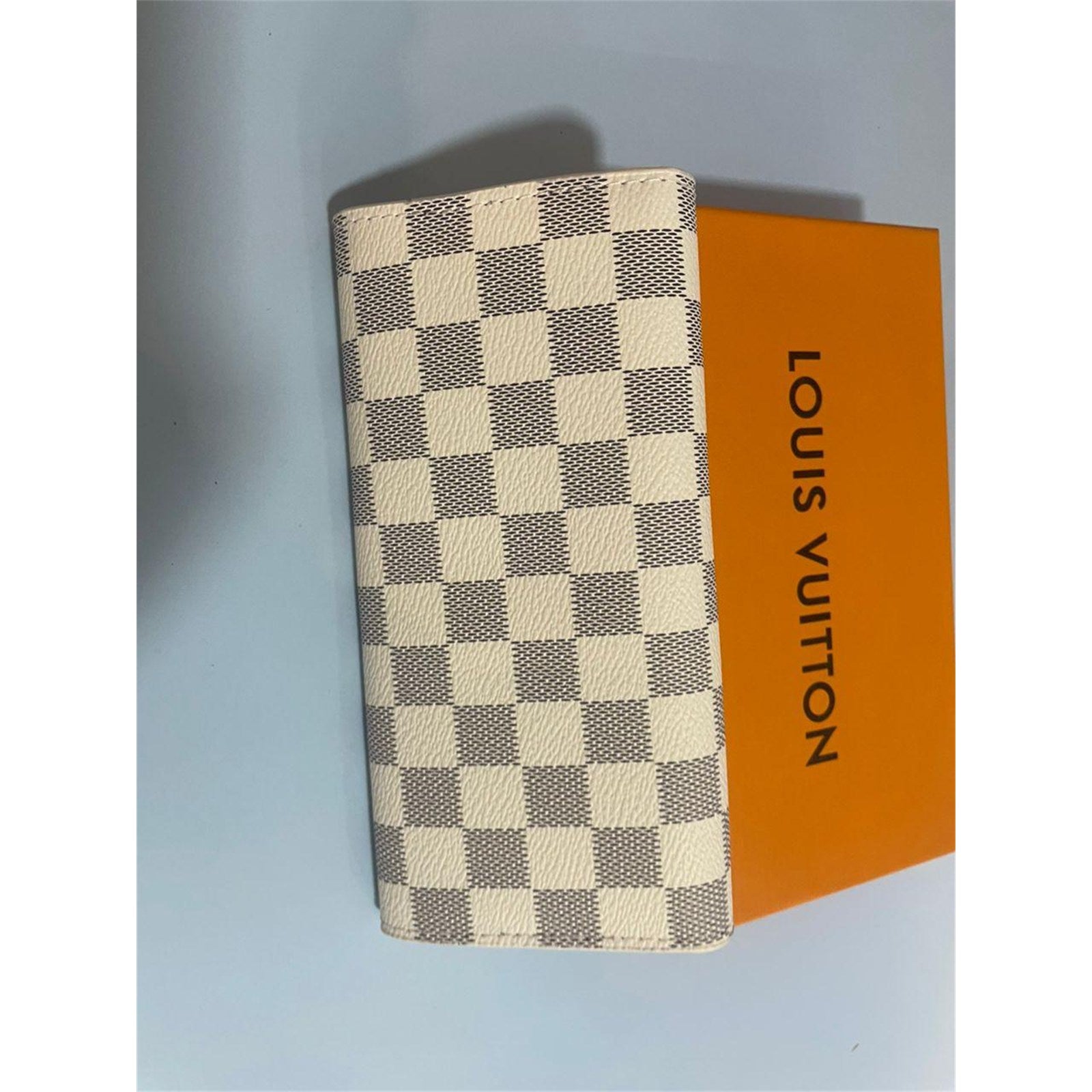Louis Vuitton LV Long Wallet Portefeuille Sarah White Damier Azur - photo 4