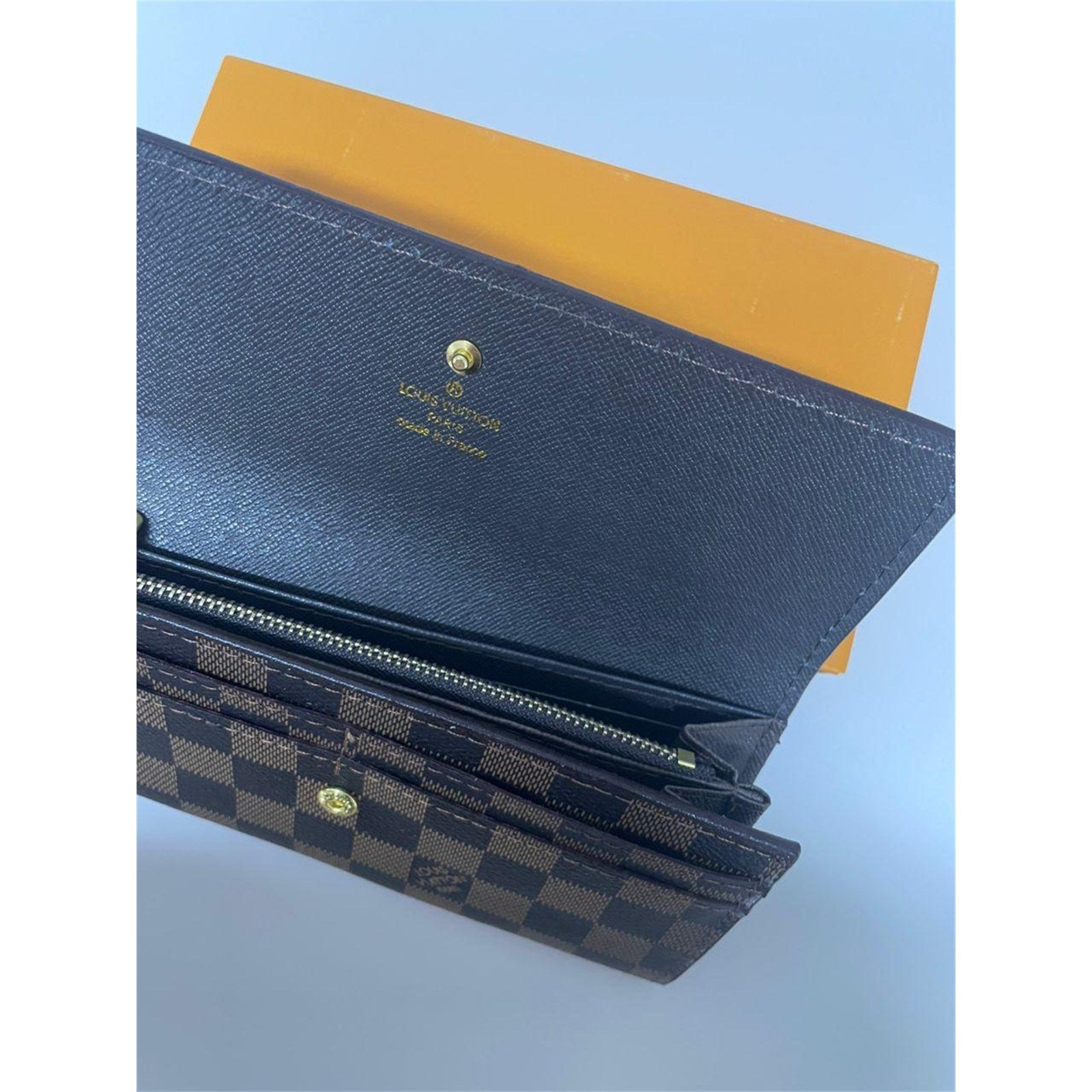 Louis Vuitton Portefeuille Sarah Damier Ebene Long Wallet - photo 5