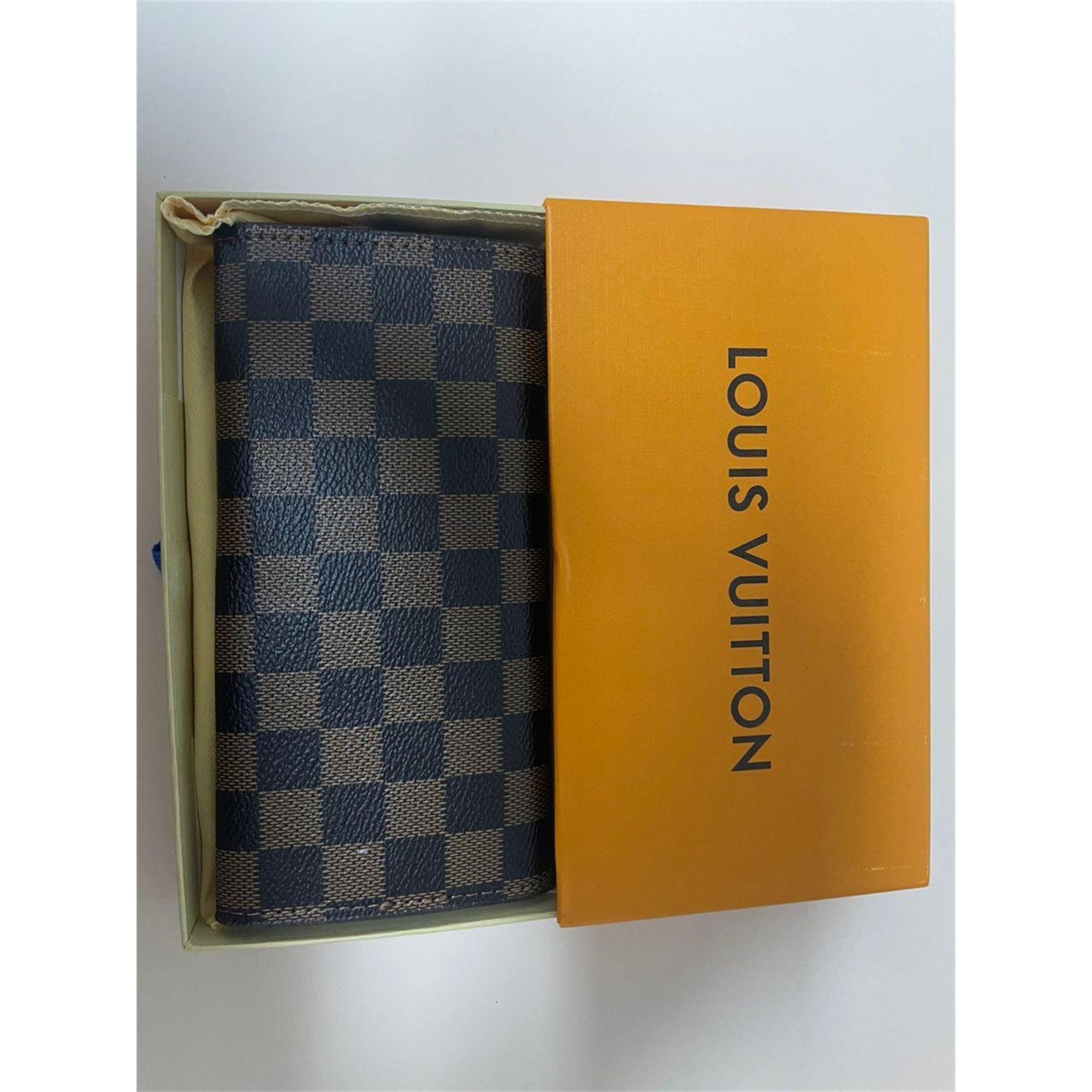 Louis Vuitton Portefeuille Sarah Damier Ebene Long Wallet - photo 8