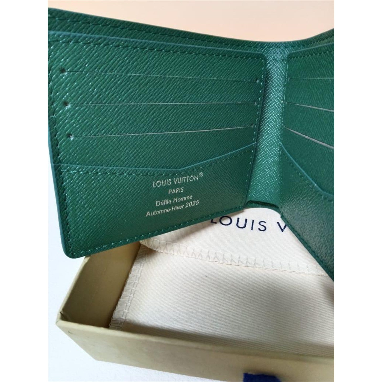 Louis Vuitton LV Golf Monogram Green Wallet Mens Bifold - photo 5