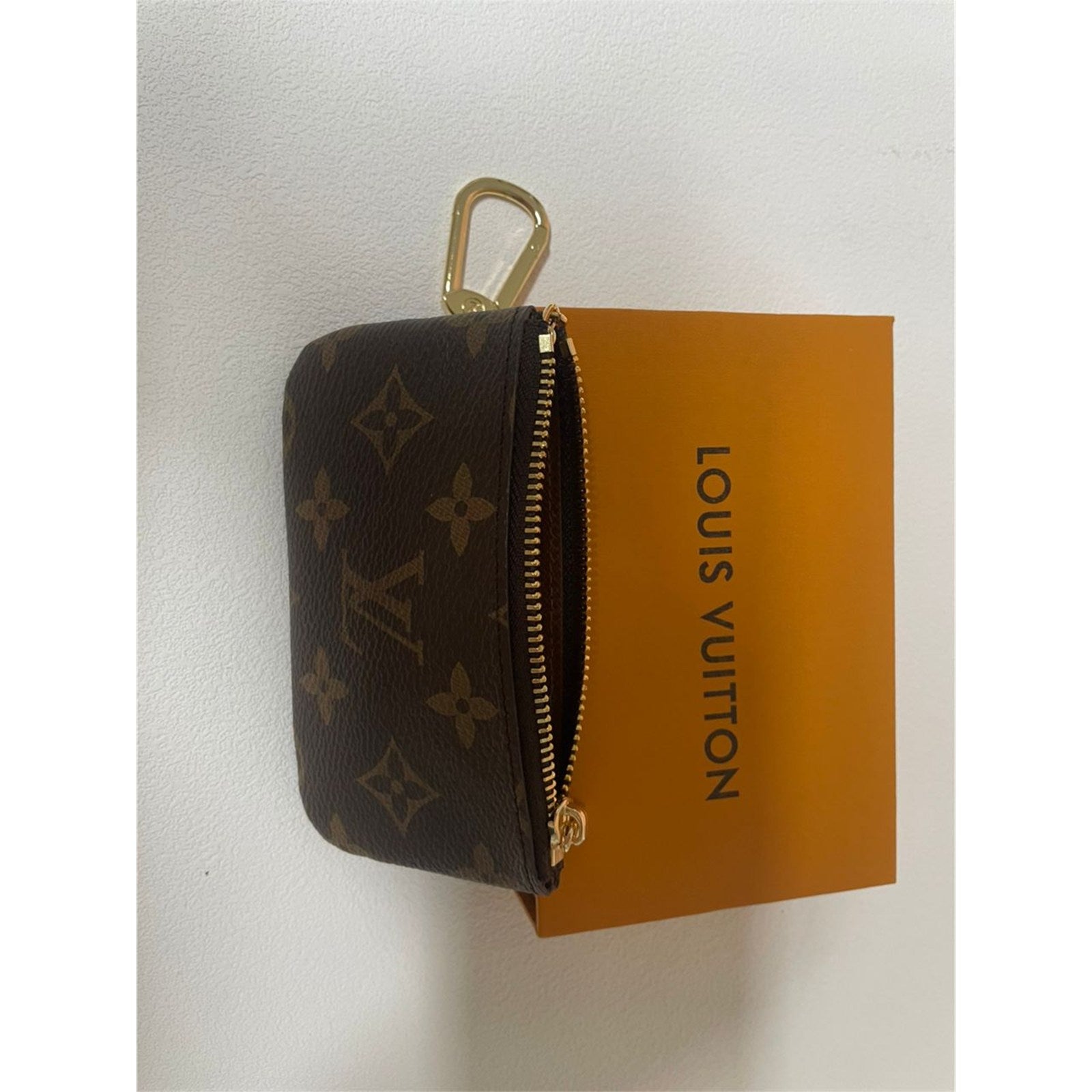 Louis Vuitton Monogram Key Pouch Pochette Cles Coin Purse - photo 1
