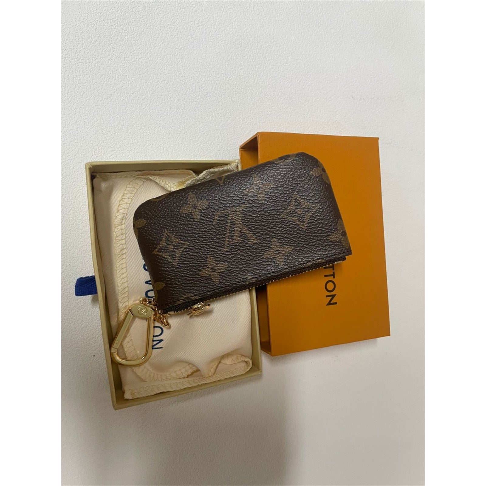 Louis Vuitton Monogram Key Pouch Pochette Cles Coin Purse - photo 5