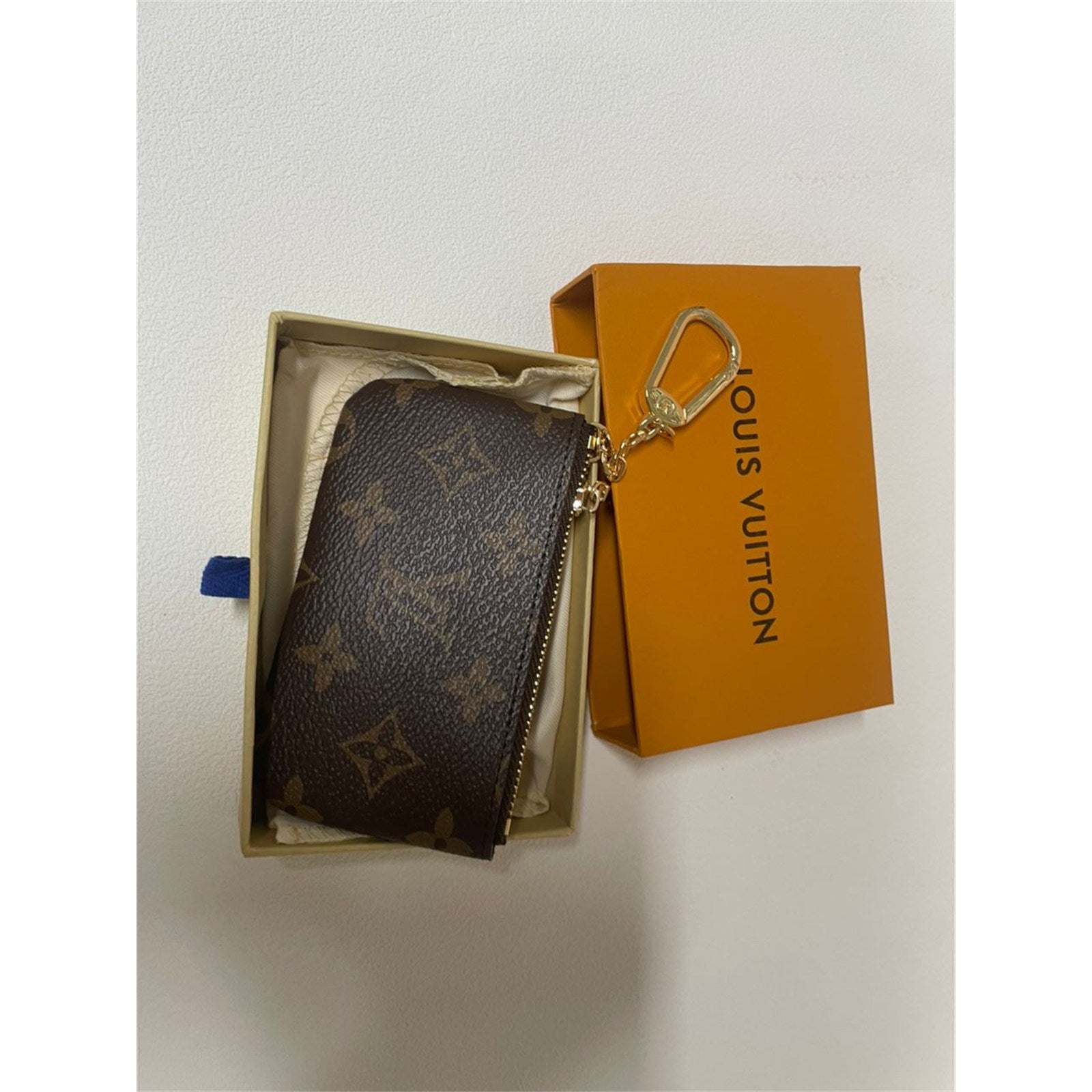 Louis Vuitton Monogram Key Pouch Pochette Cles Coin Purse - photo 6