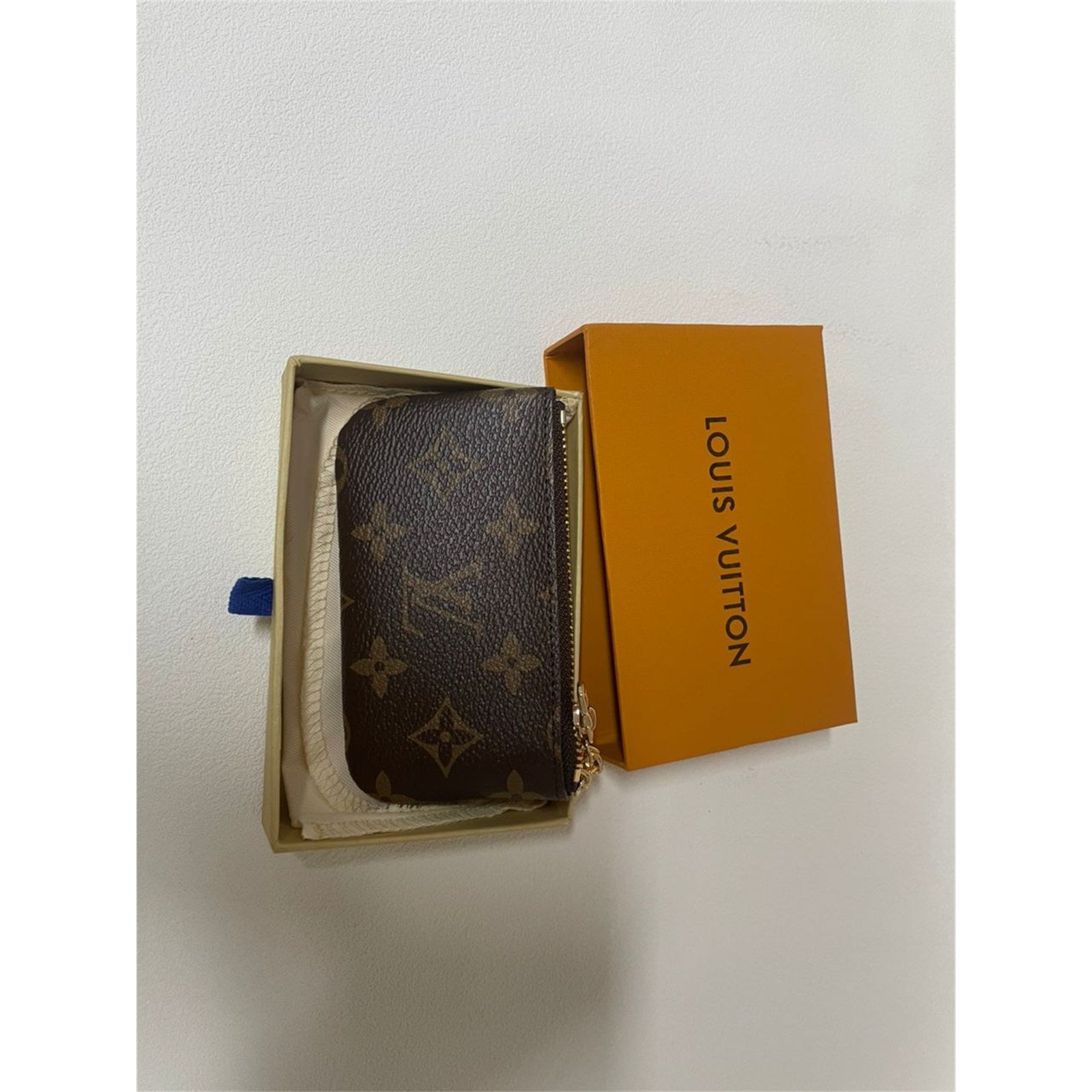 Louis Vuitton Monogram Key Pouch Pochette Cles Coin Purse - photo 7