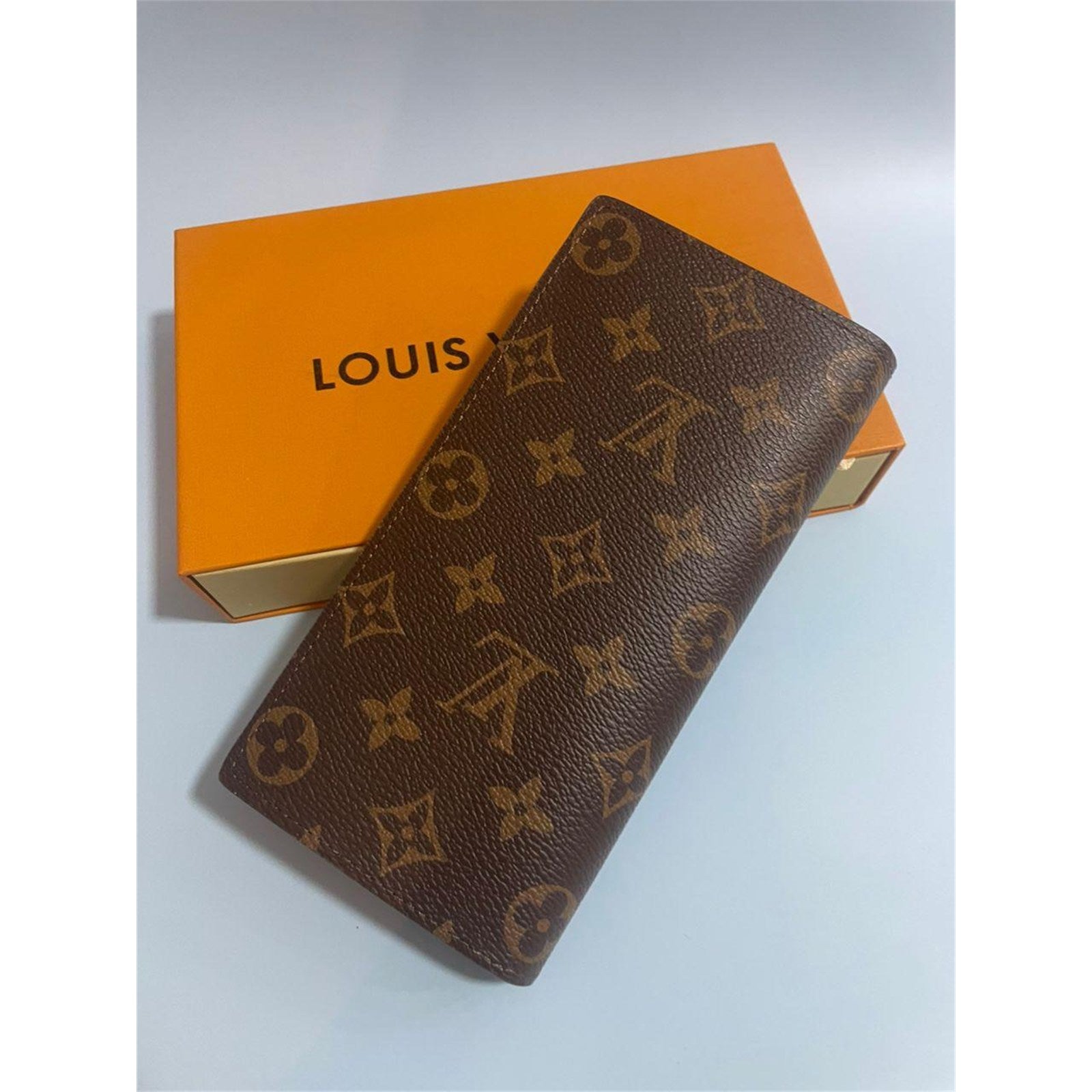 Louis Vuitton Monogram Porte feiulle Brazza Long Wallet Purse Brown - photo 4