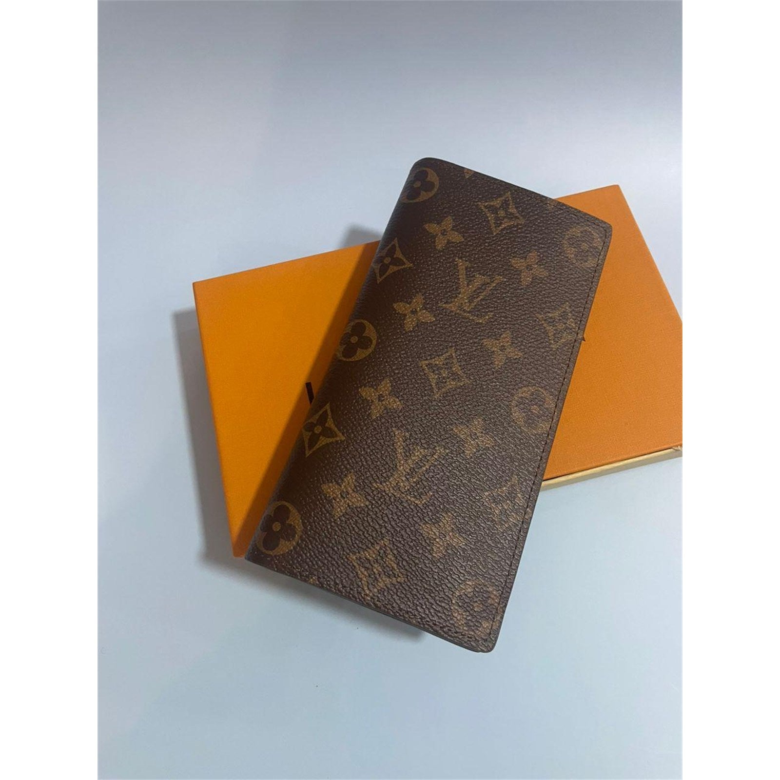 Louis Vuitton Monogram Porte feiulle Brazza Long Wallet Purse Brown - photo 5