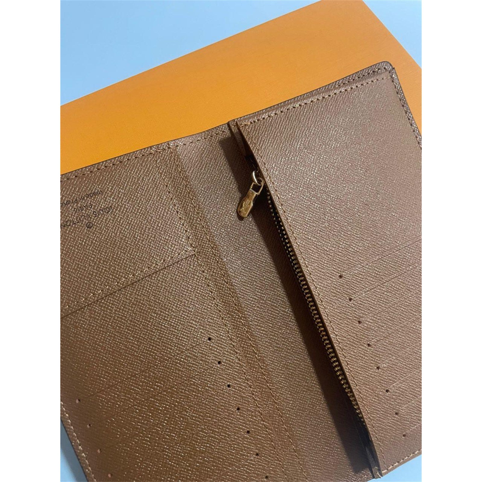 Louis Vuitton Monogram Porte feiulle Brazza Long Wallet Purse Brown - photo 6