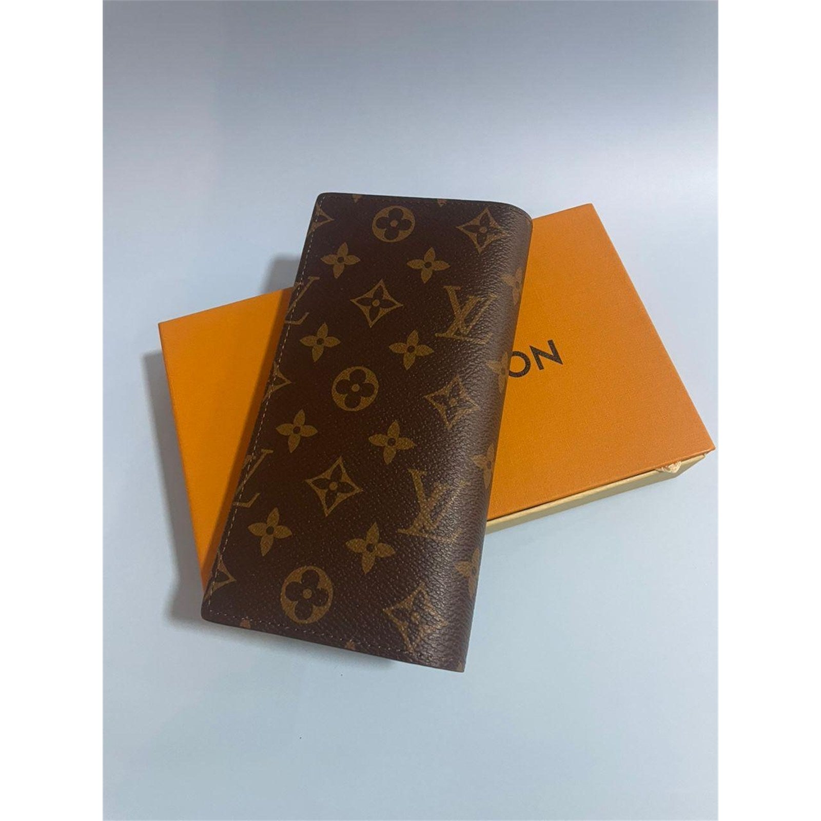 Louis Vuitton Monogram Porte feiulle Brazza Long Wallet Purse Brown - photo 7