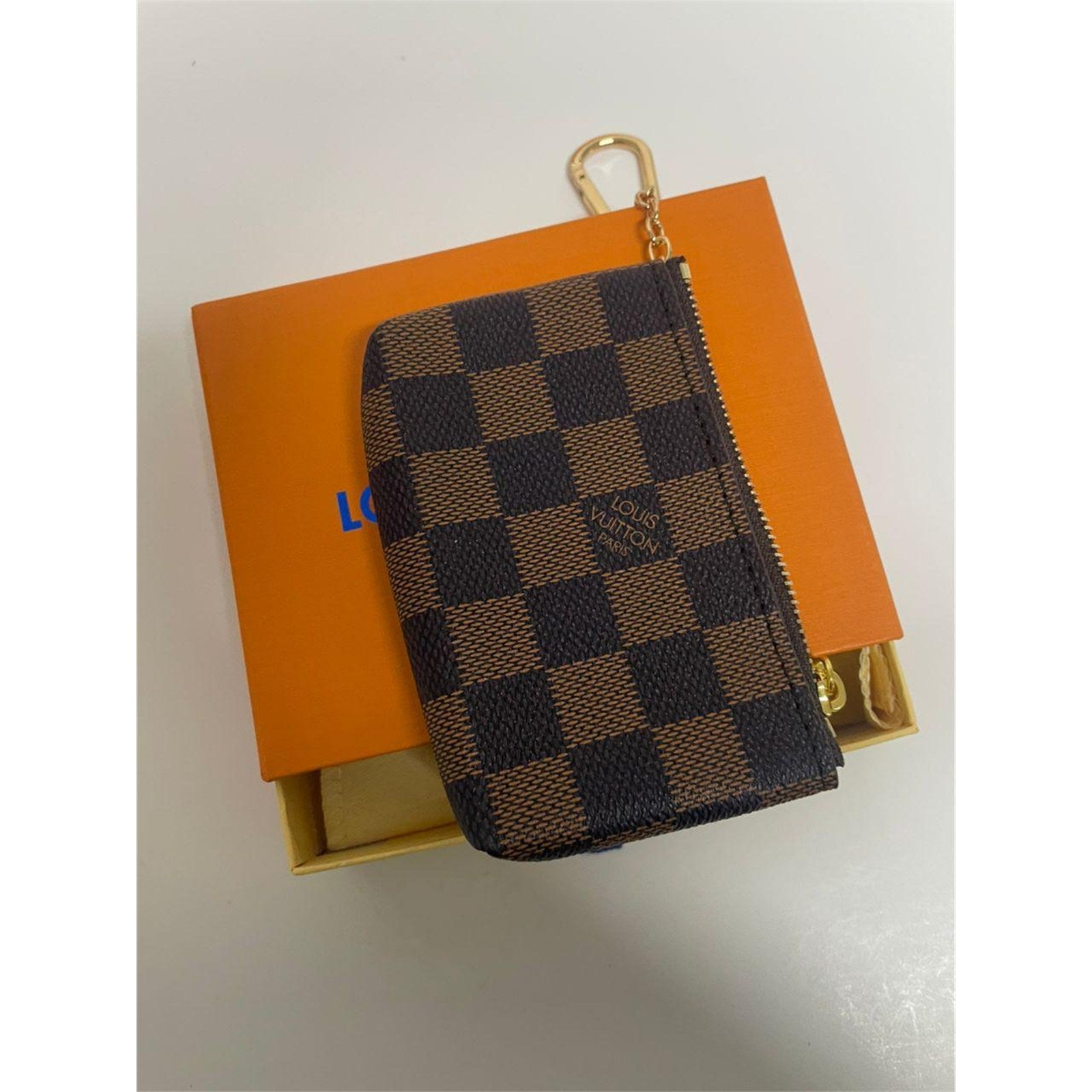 Louis Vuitton Damier Ebene Coin Purse Key Pochette Cles - photo 6